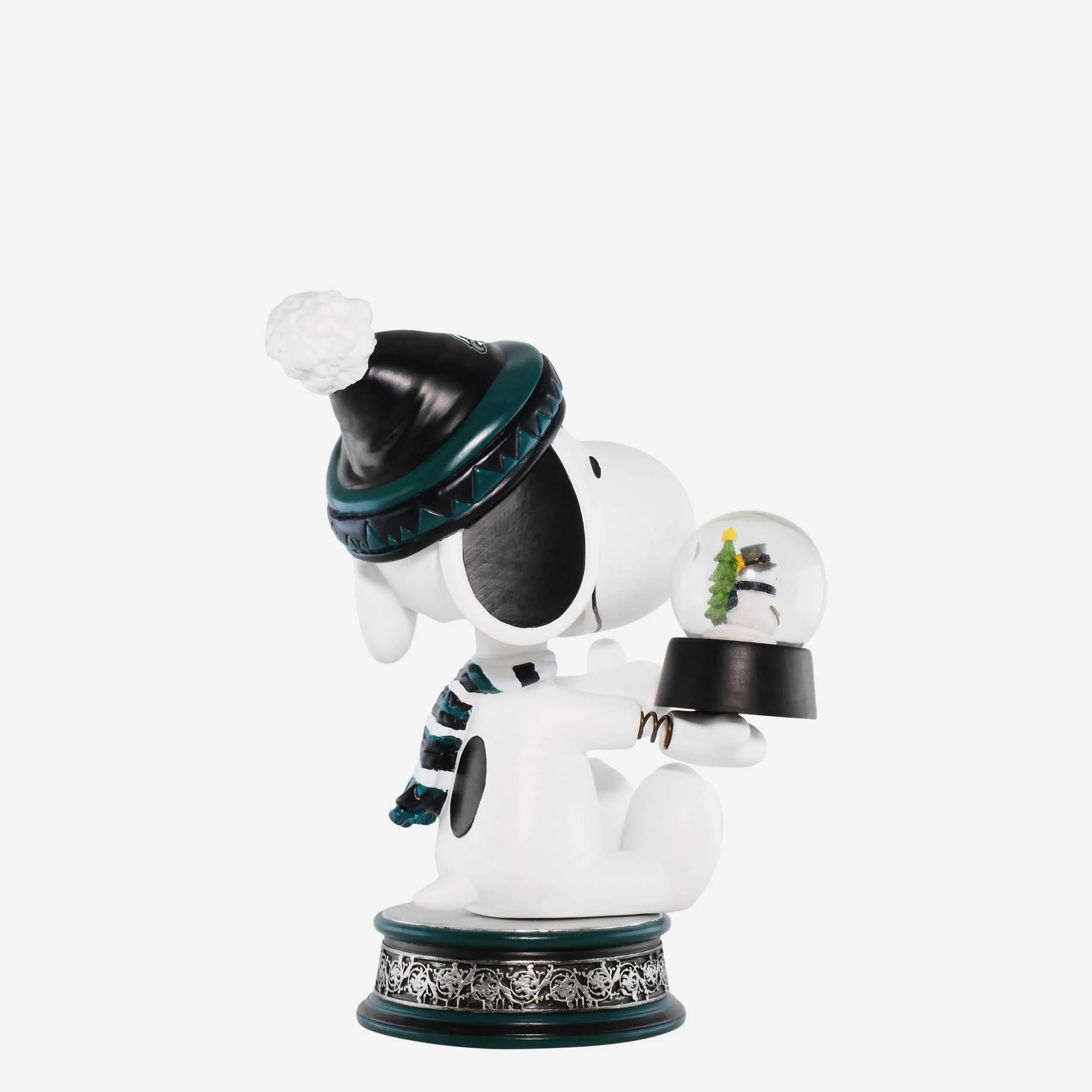 Philadelphia Eagles Snoopy Peanuts Snow Globe Bobblehead - Image 5