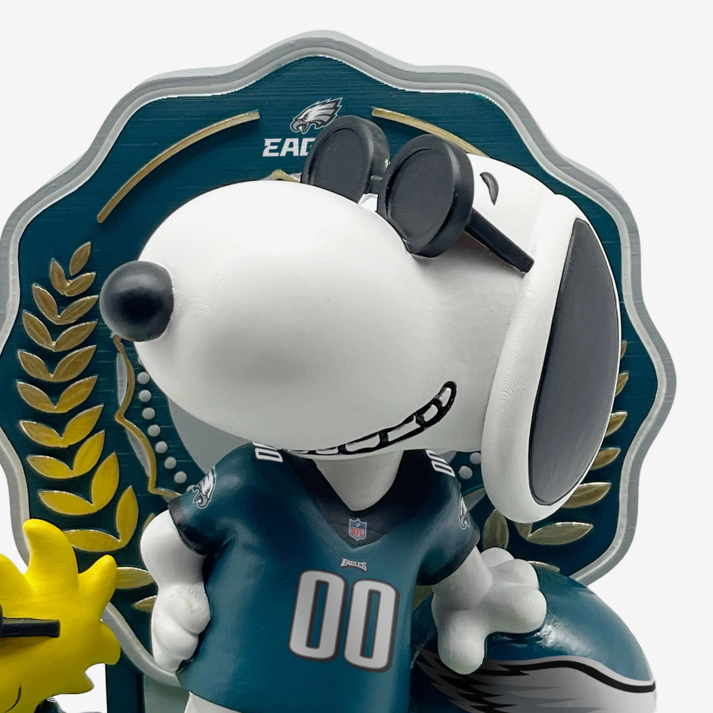 Philadelphia Eagles Snoopy & Woodstock Joe Cool Peanuts Dual Bobblehead - Image 2