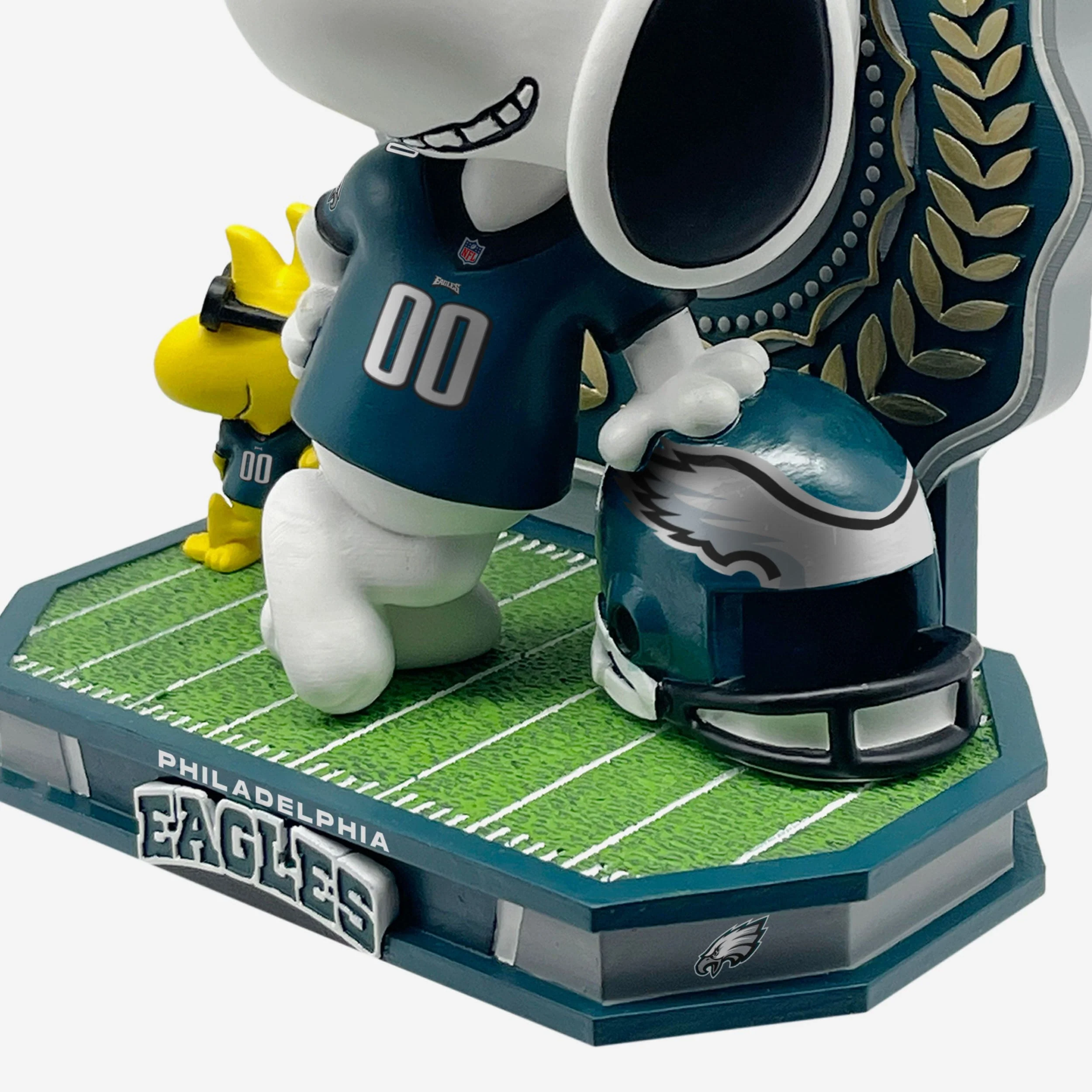 Philadelphia Eagles Snoopy & Woodstock Joe Cool Peanuts Dual Bobblehead - Image 3