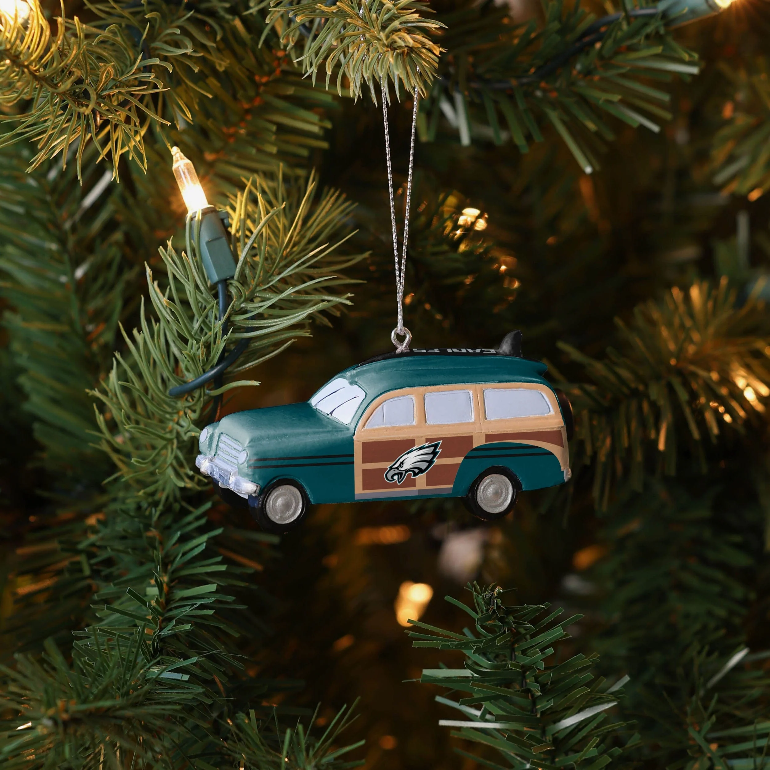 Philadelphia Eagles Station Wagon Ornament - Image 4