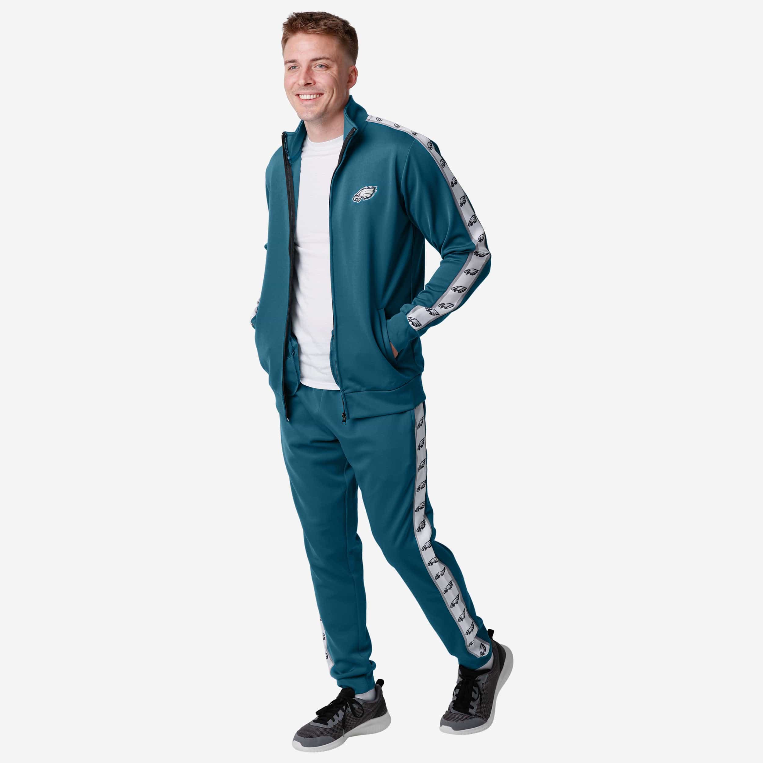 Philadelphia Eagles Stripe Logo Track Pants - Image 5