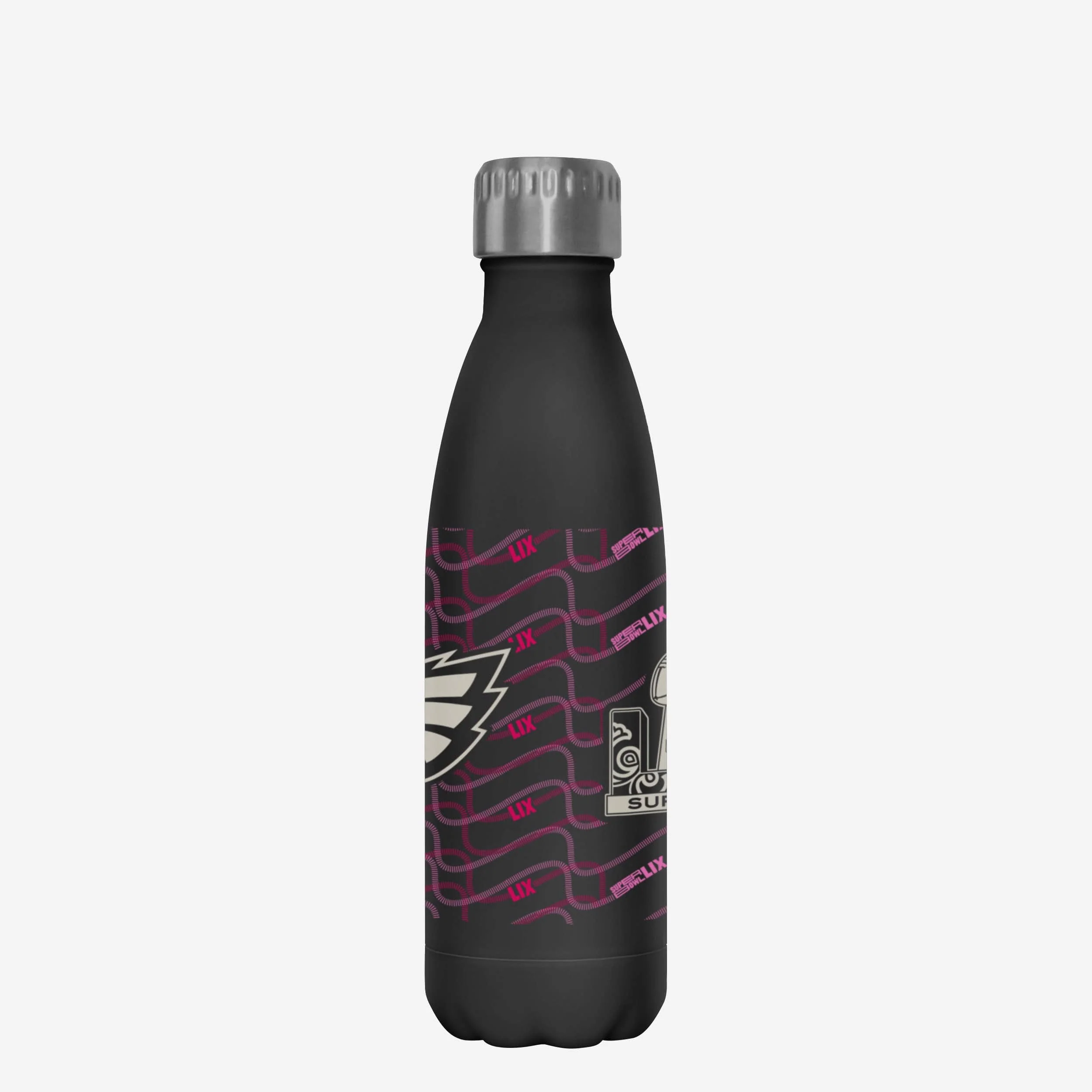 Philadelphia Eagles Super Bowl LIX Bound Black 17 oz Stainless Steel Bottle - Image 3