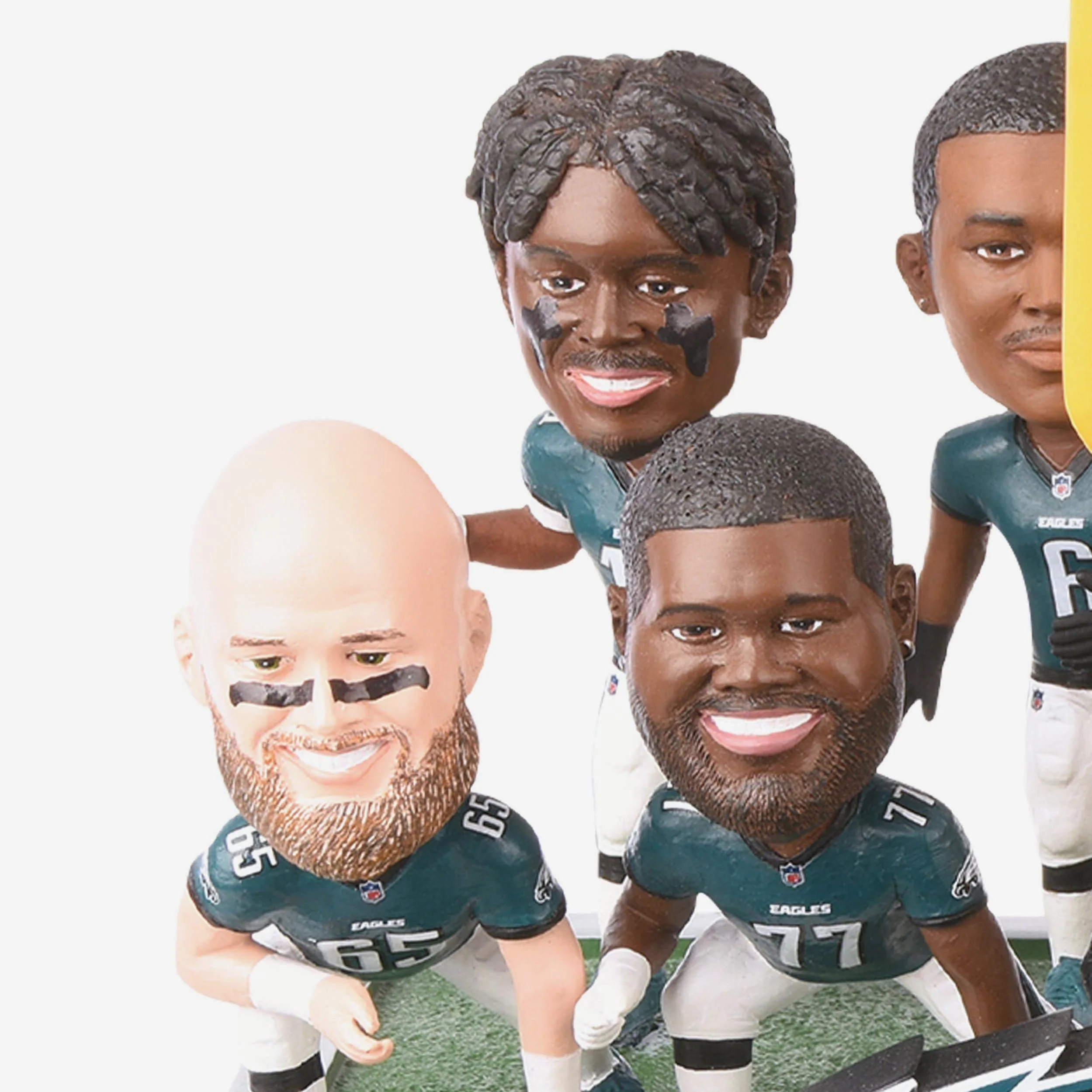 Philadelphia Eagles Super Bowl LIX-Bound Brotherly Shove Mini Bobblehead Scene - Image 2