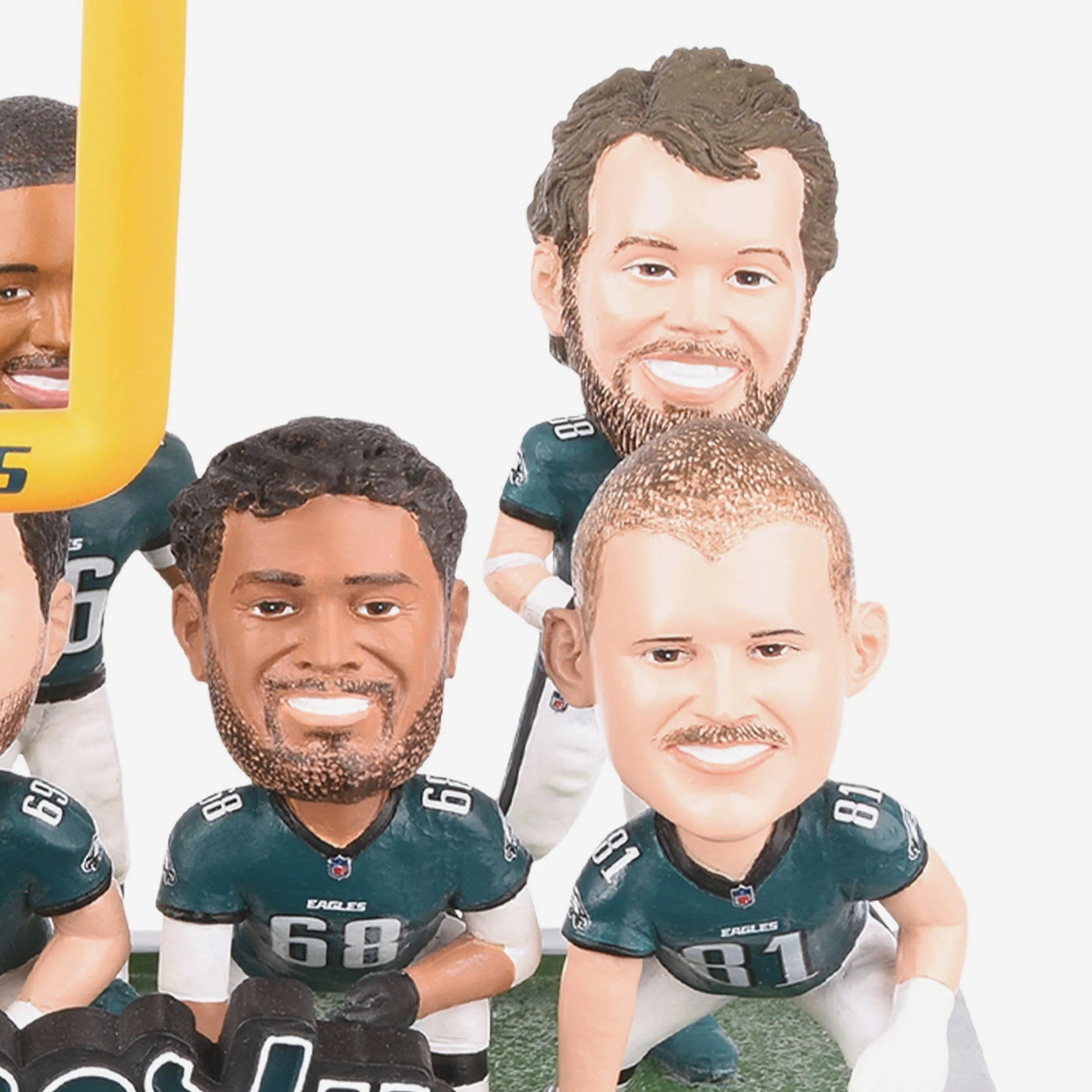 Philadelphia Eagles Super Bowl LIX-Bound Brotherly Shove Mini Bobblehead Scene - Image 3