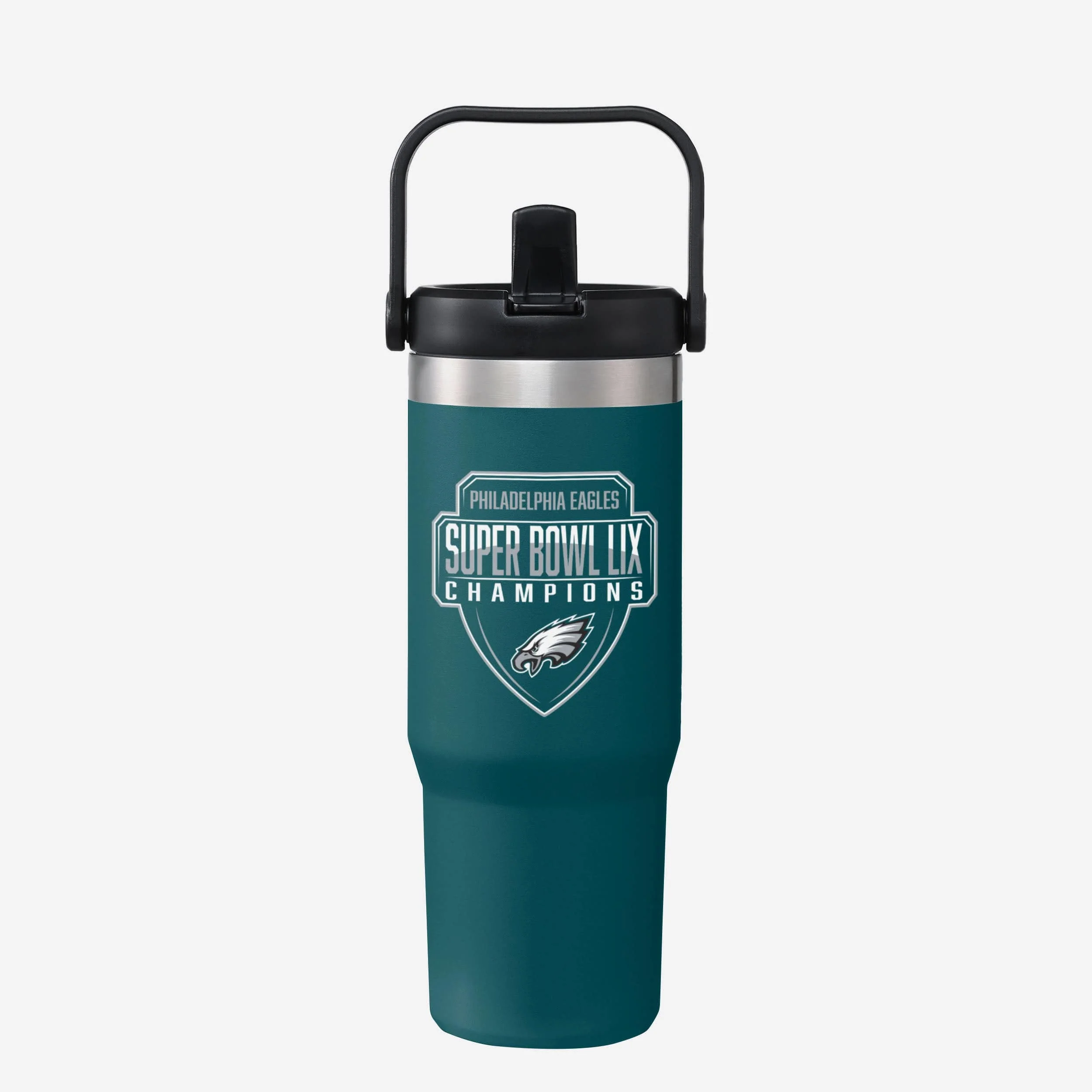 Philadelphia Eagles Super Bowl LIX Champions 30 oz Solid Tumbler With Straw