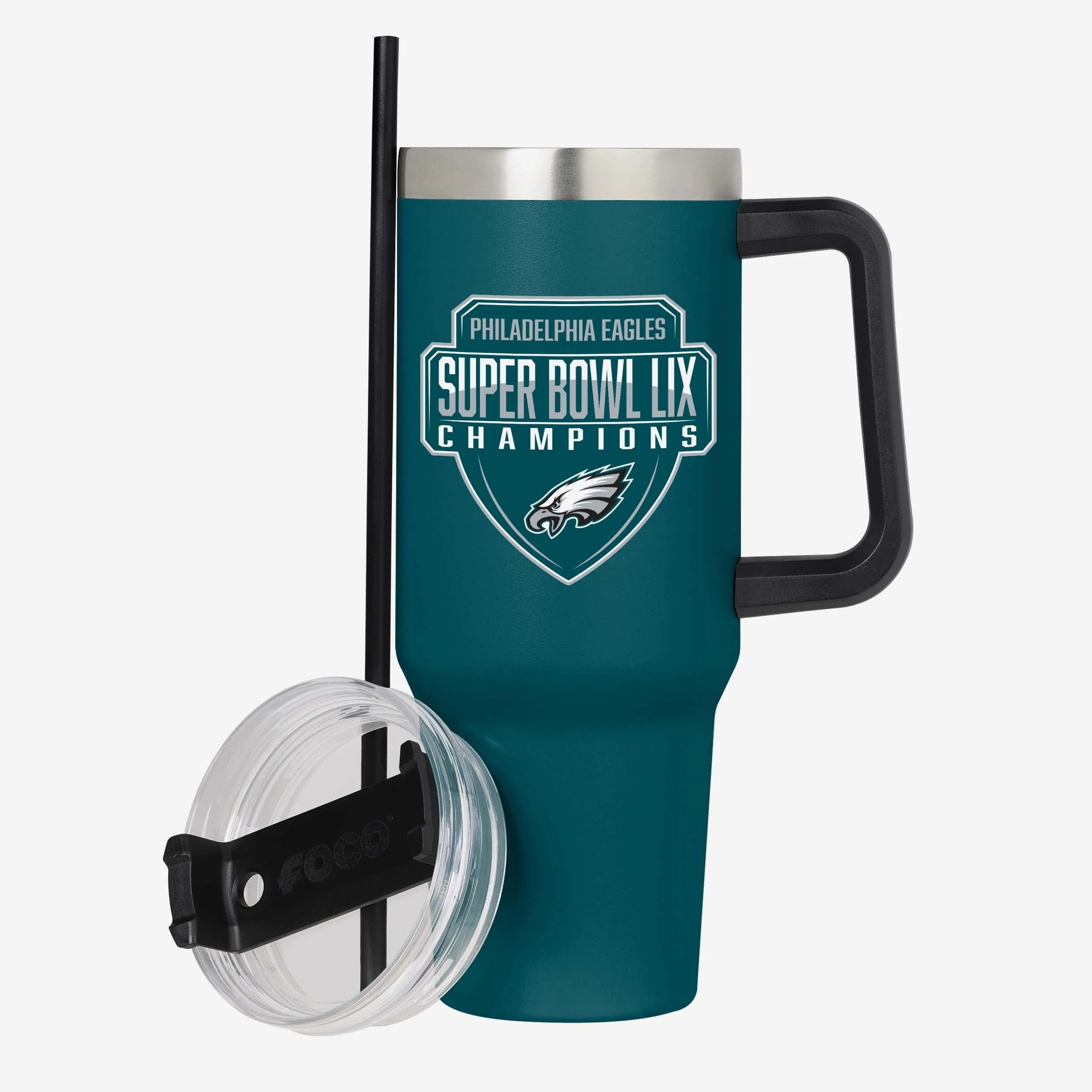 Philadelphia Eagles Super Bowl LIX Champions 40 oz Team Color XL Tumbler - Image 3