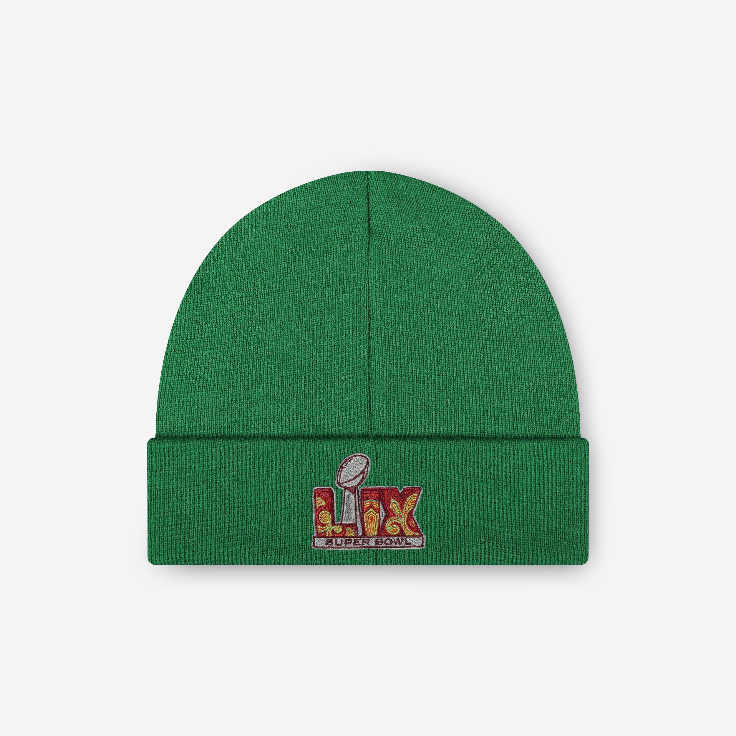 Philadelphia Eagles Super Bowl LIX Champions Basic Retro Logo Beanie - Image 2