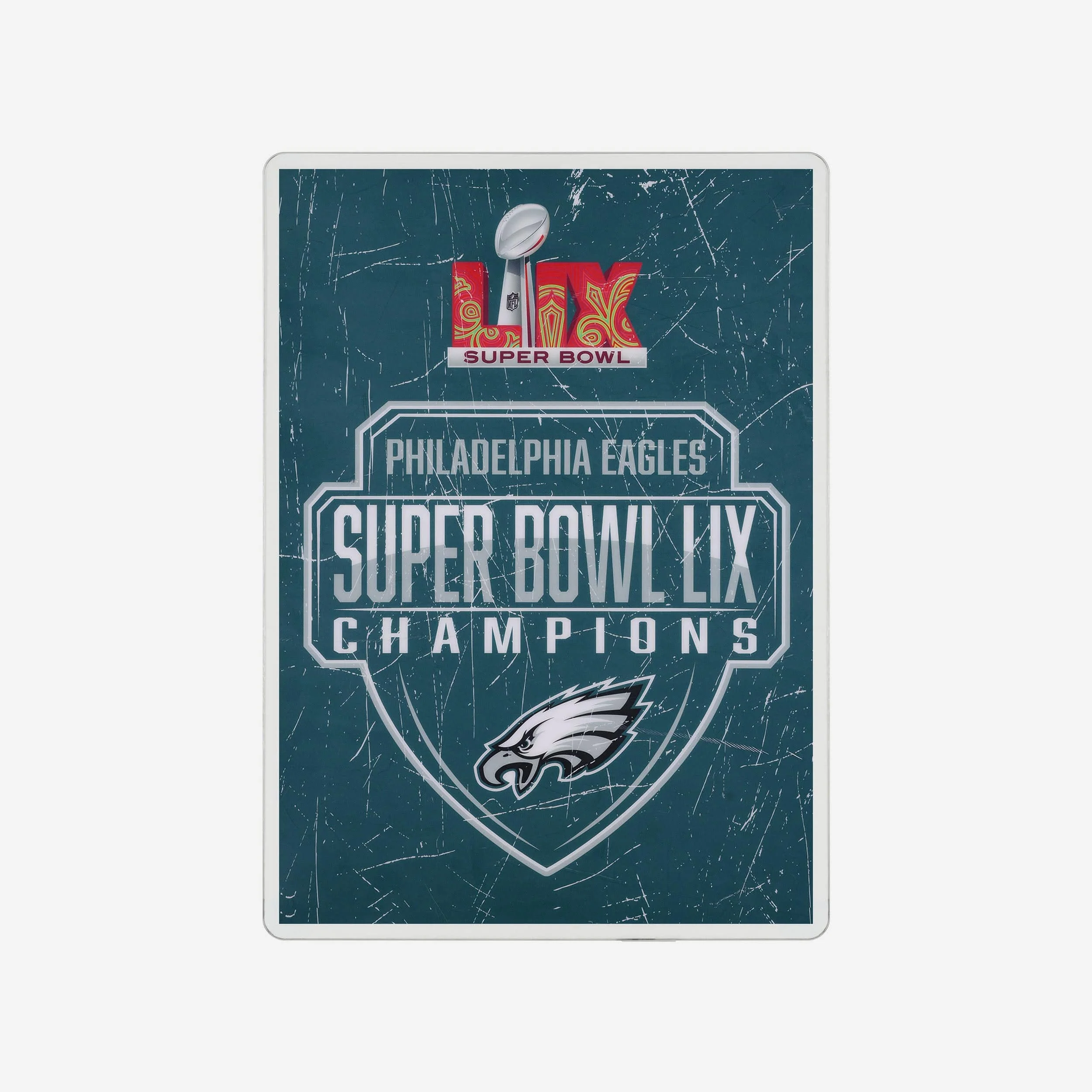 Philadelphia Eagles Super Bowl LIX Champions Big Logo Backlit Sign