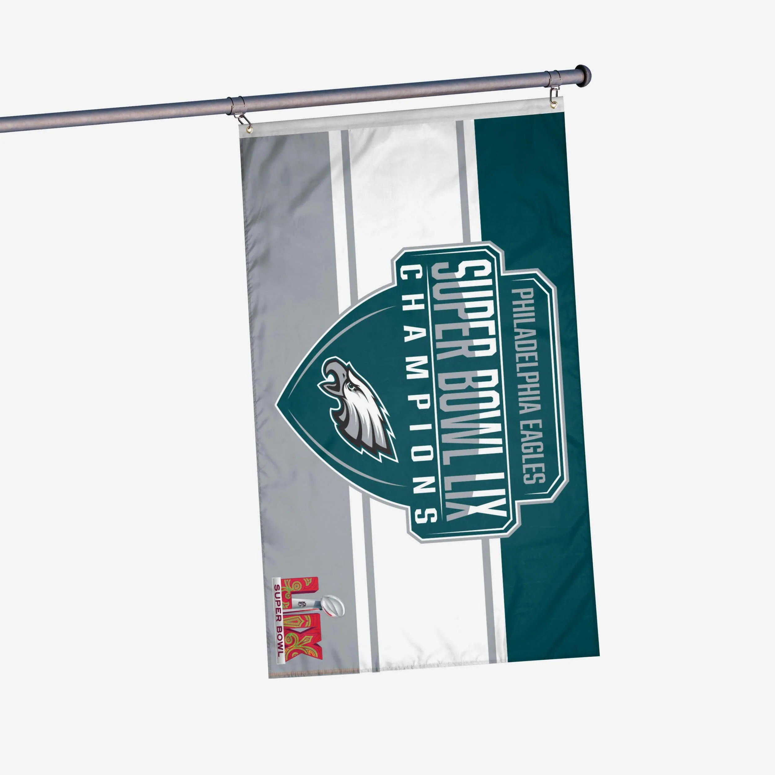 Philadelphia Eagles Super Bowl LIX Champions Horizontal Flag