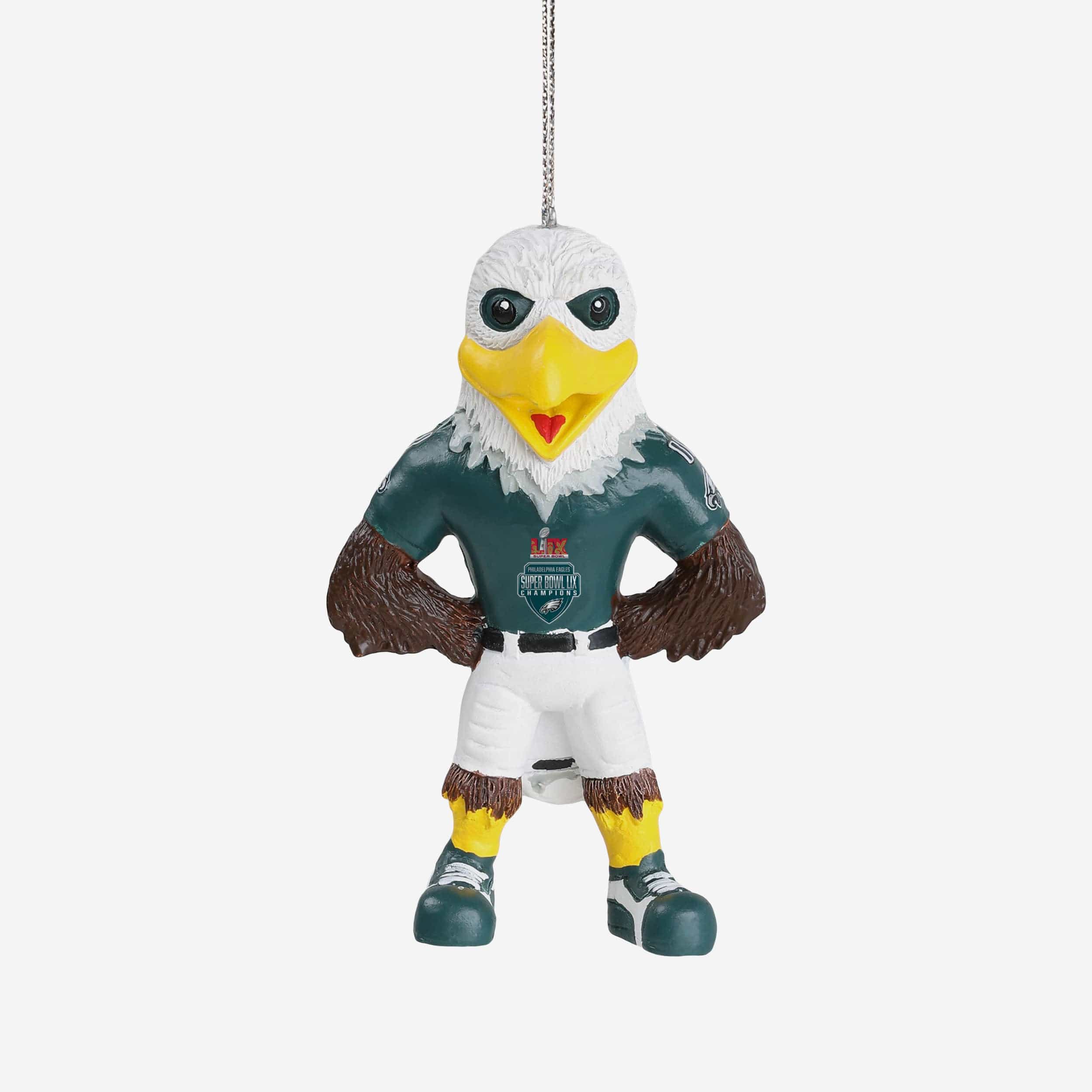 Philadelphia Eagles Super Bowl LIX Champions Mascot Ornament