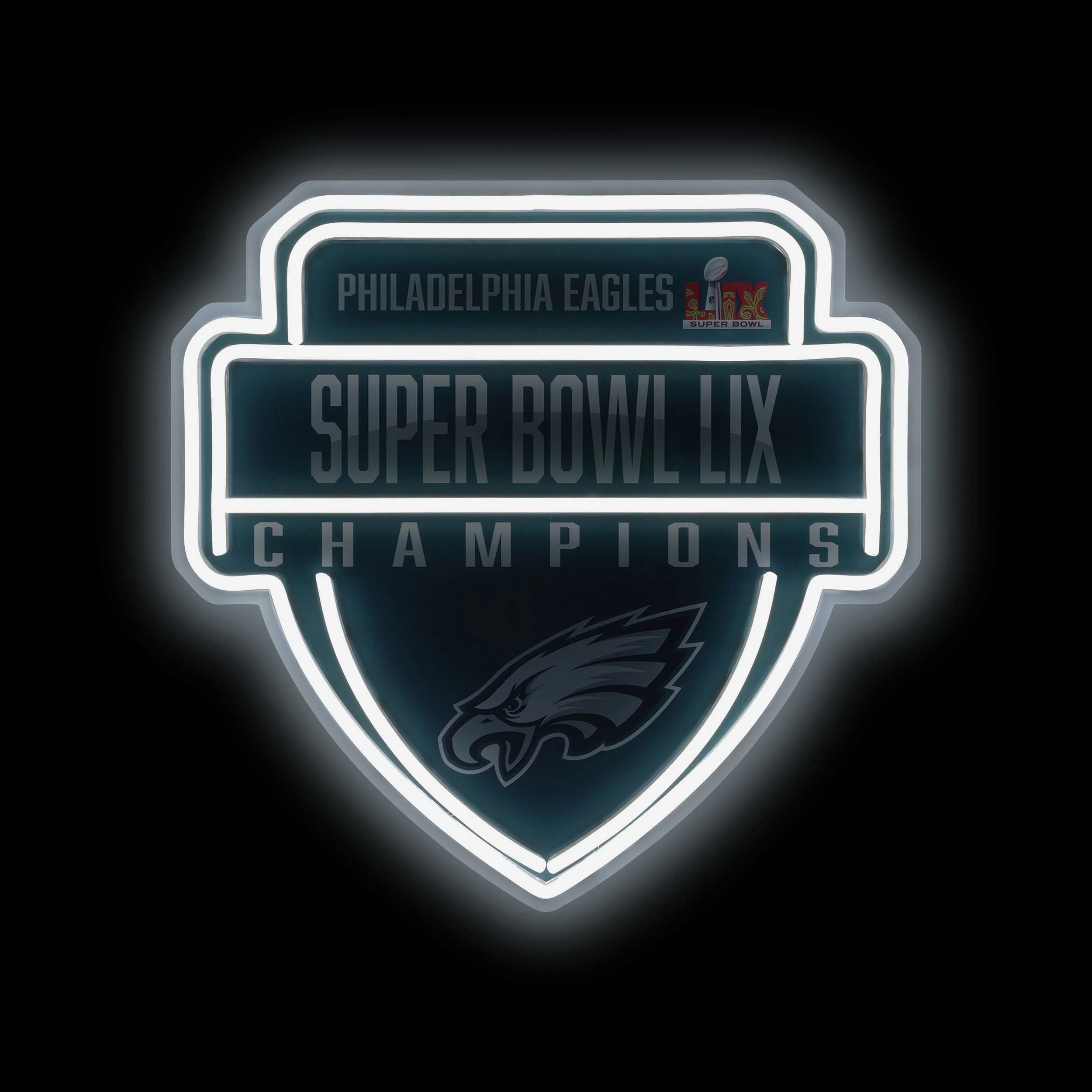 Philadelphia Eagles Super Bowl LIX Champions Neon Sign - Image 2