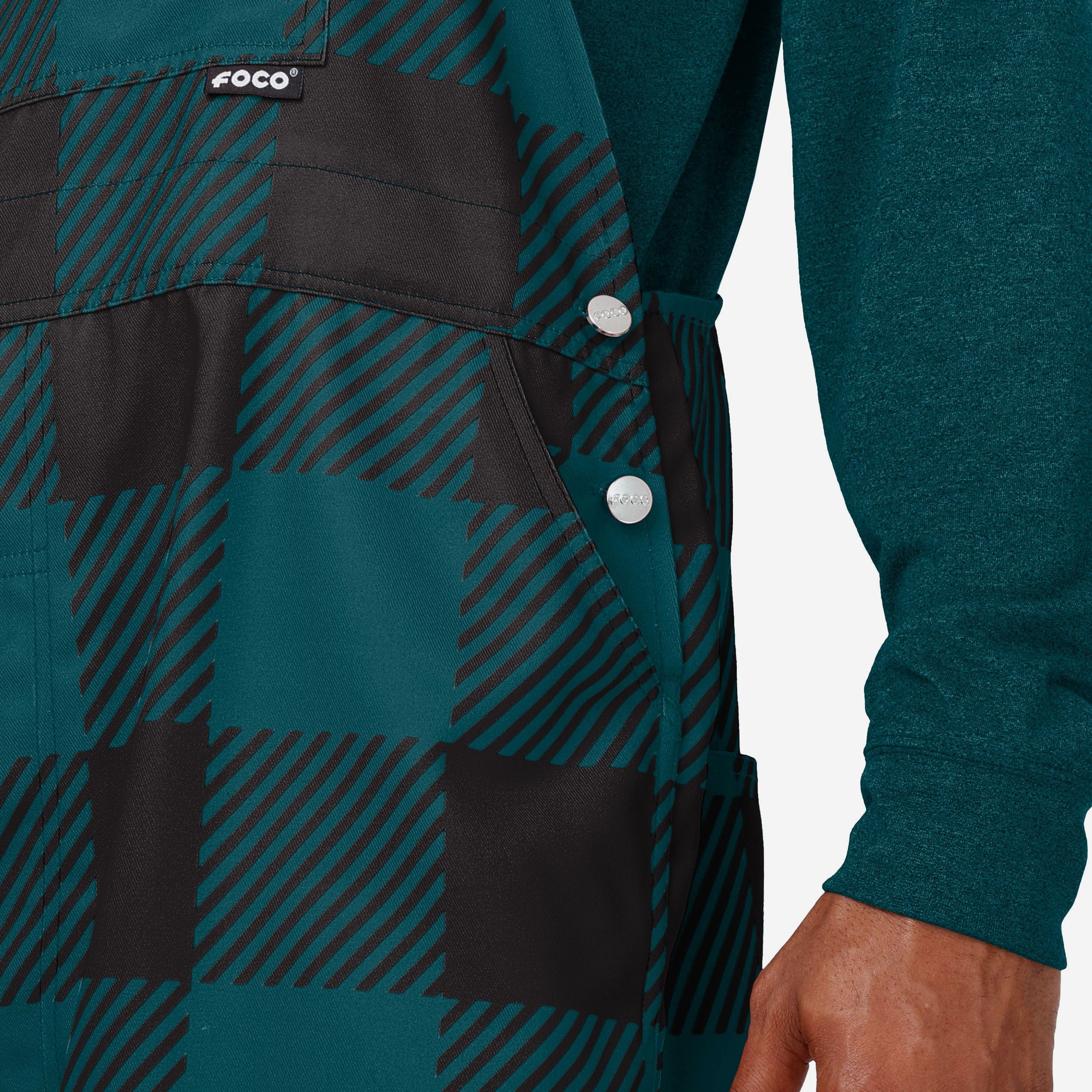 Philadelphia Eagles Super Bowl LIX Champions Plaid Bib Overalls - Image 5