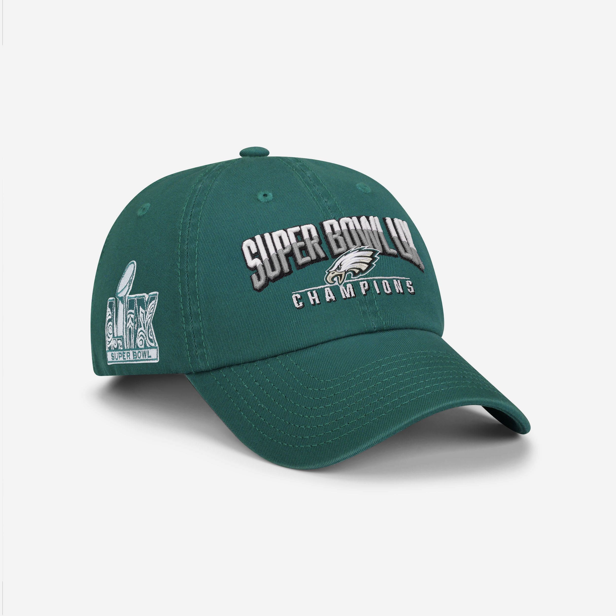 Philadelphia Eagles Super Bowl LIX Champions Primary Logo Casual Cap