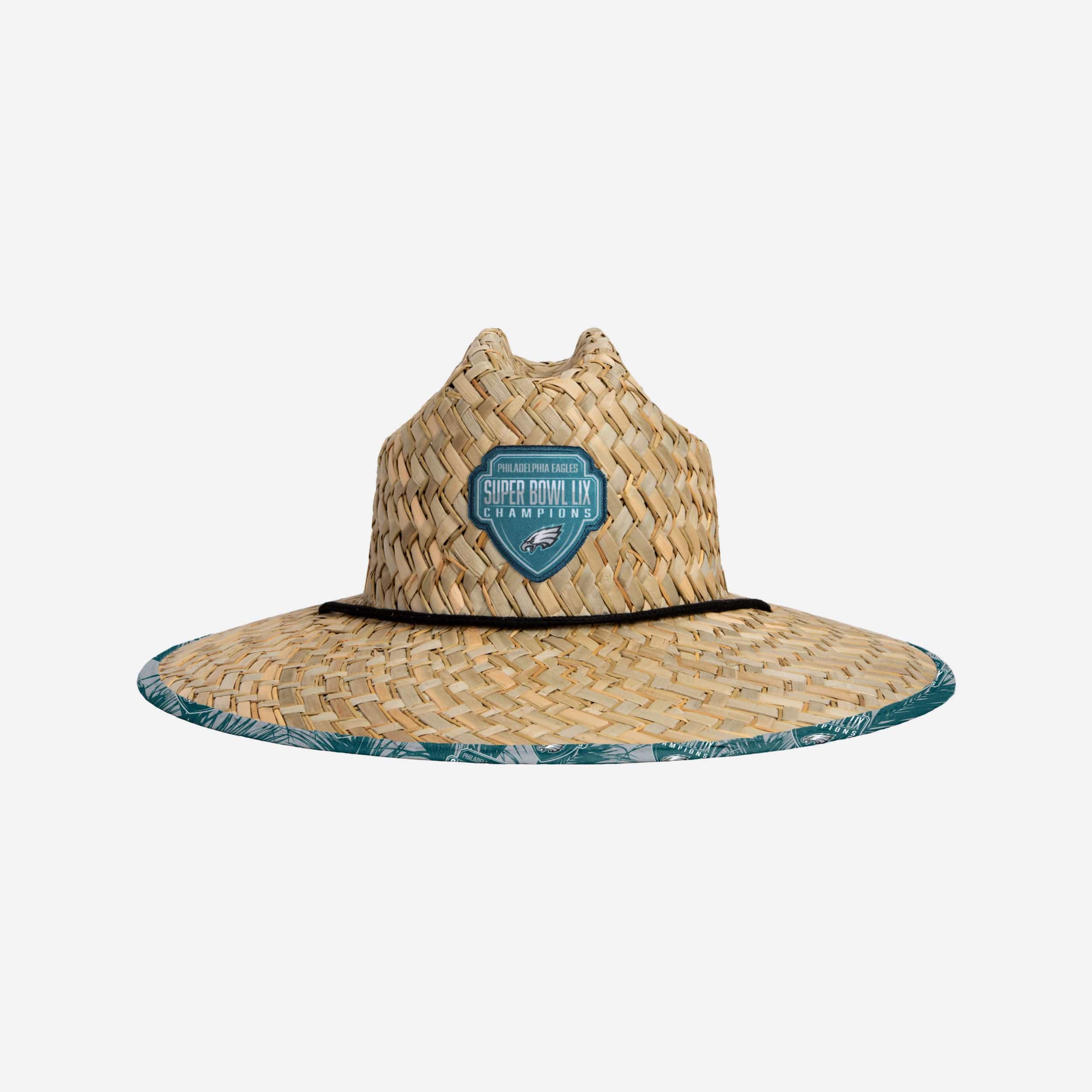 Philadelphia Eagles Super Bowl LIX Champions Straw Hat