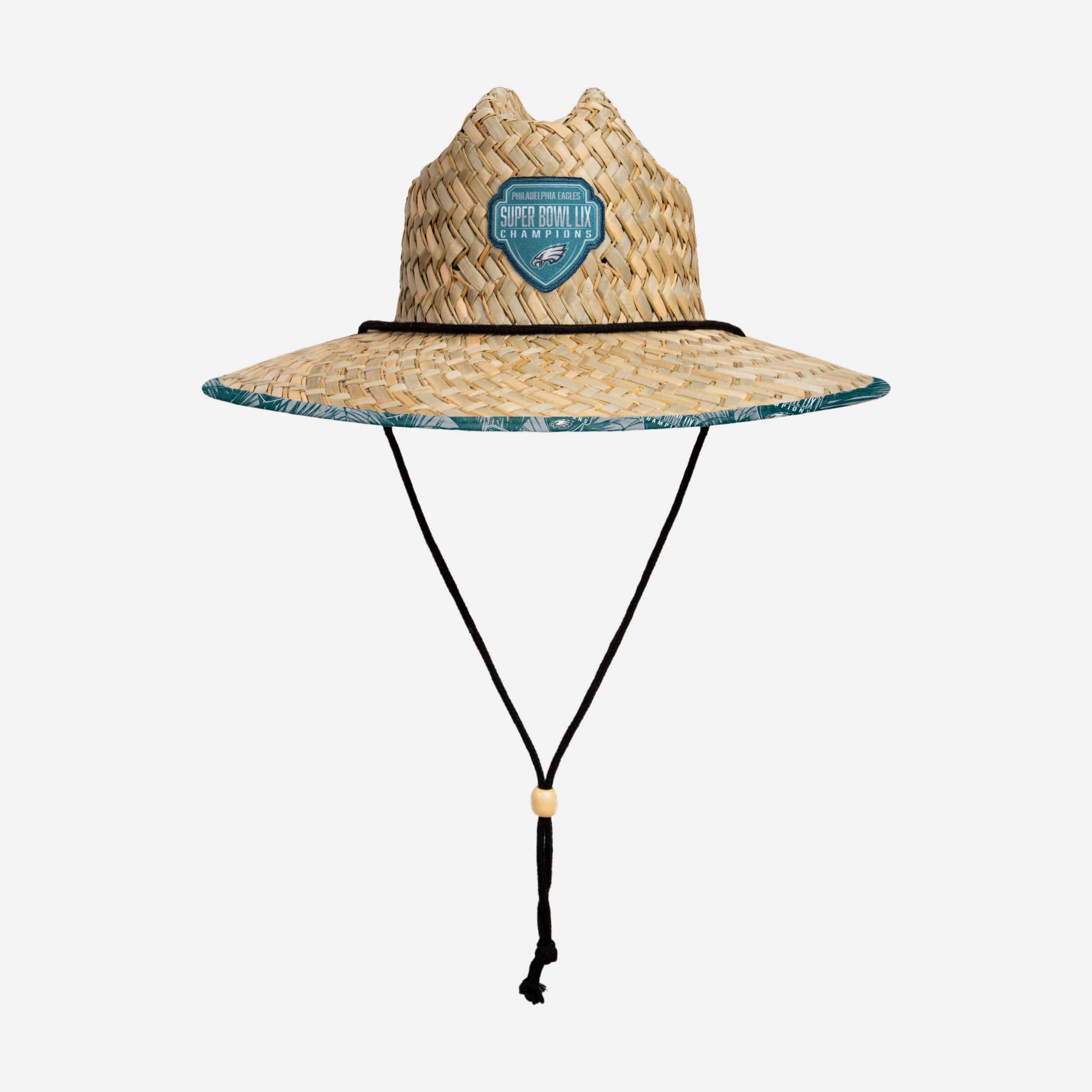 Philadelphia Eagles Super Bowl LIX Champions Straw Hat - Image 5