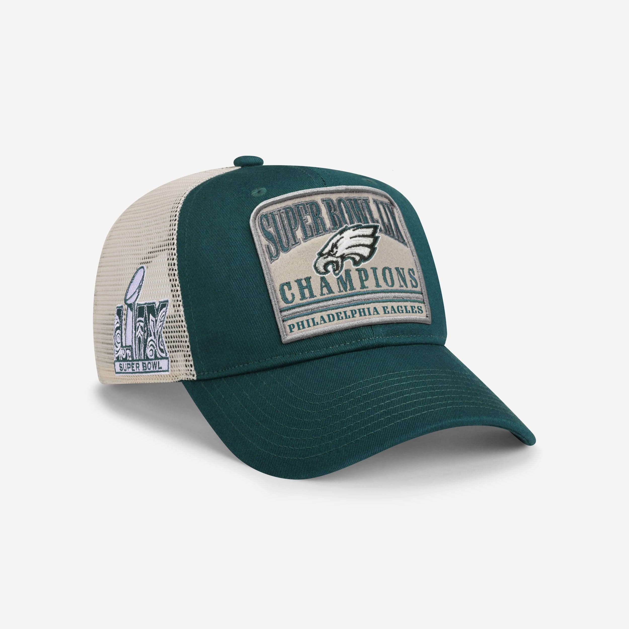Philadelphia Eagles Super Bowl LIX Champions Truckstop Patch Trucker RF Cap
