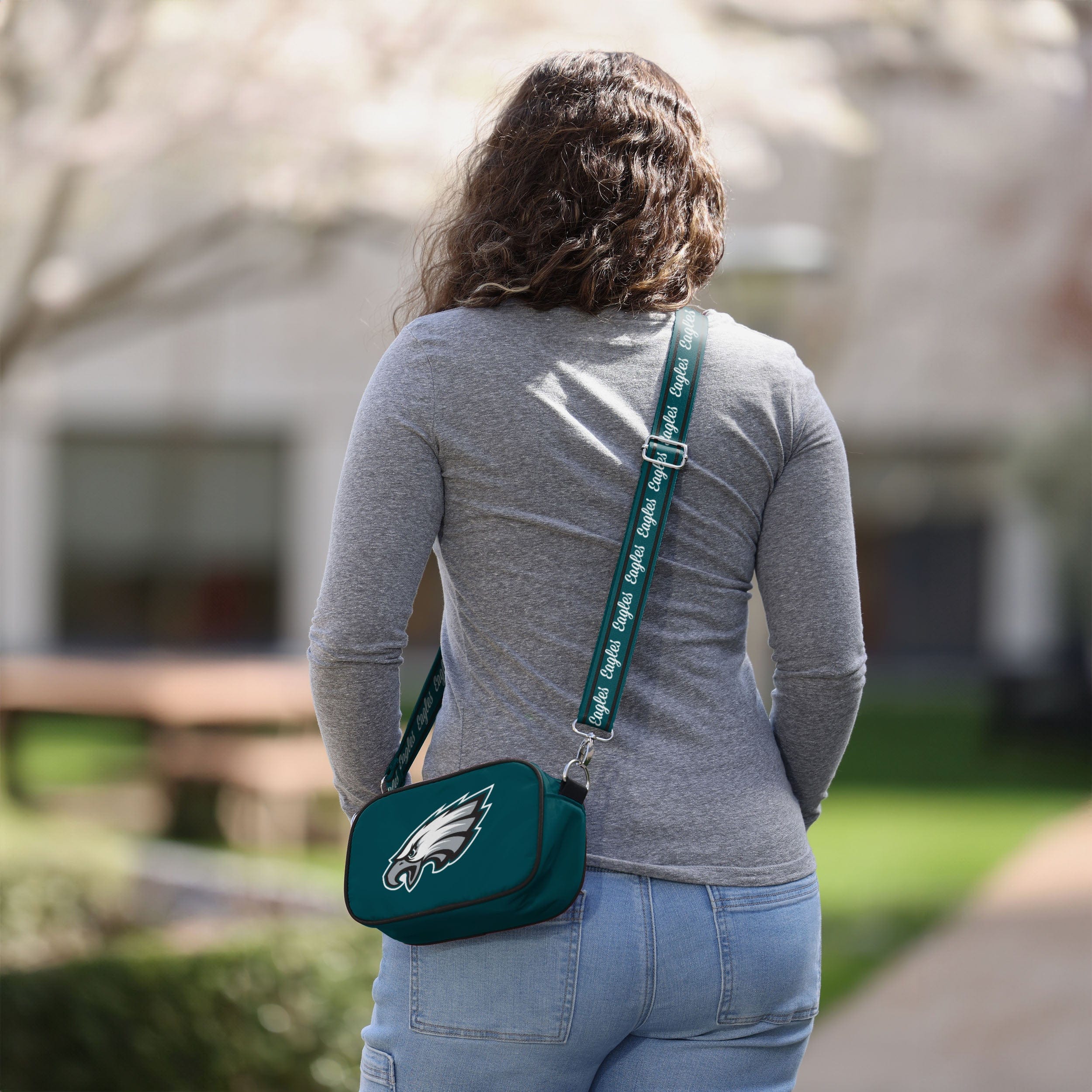 Philadelphia Eagles Team Logo Crossbody Bag - Image 3