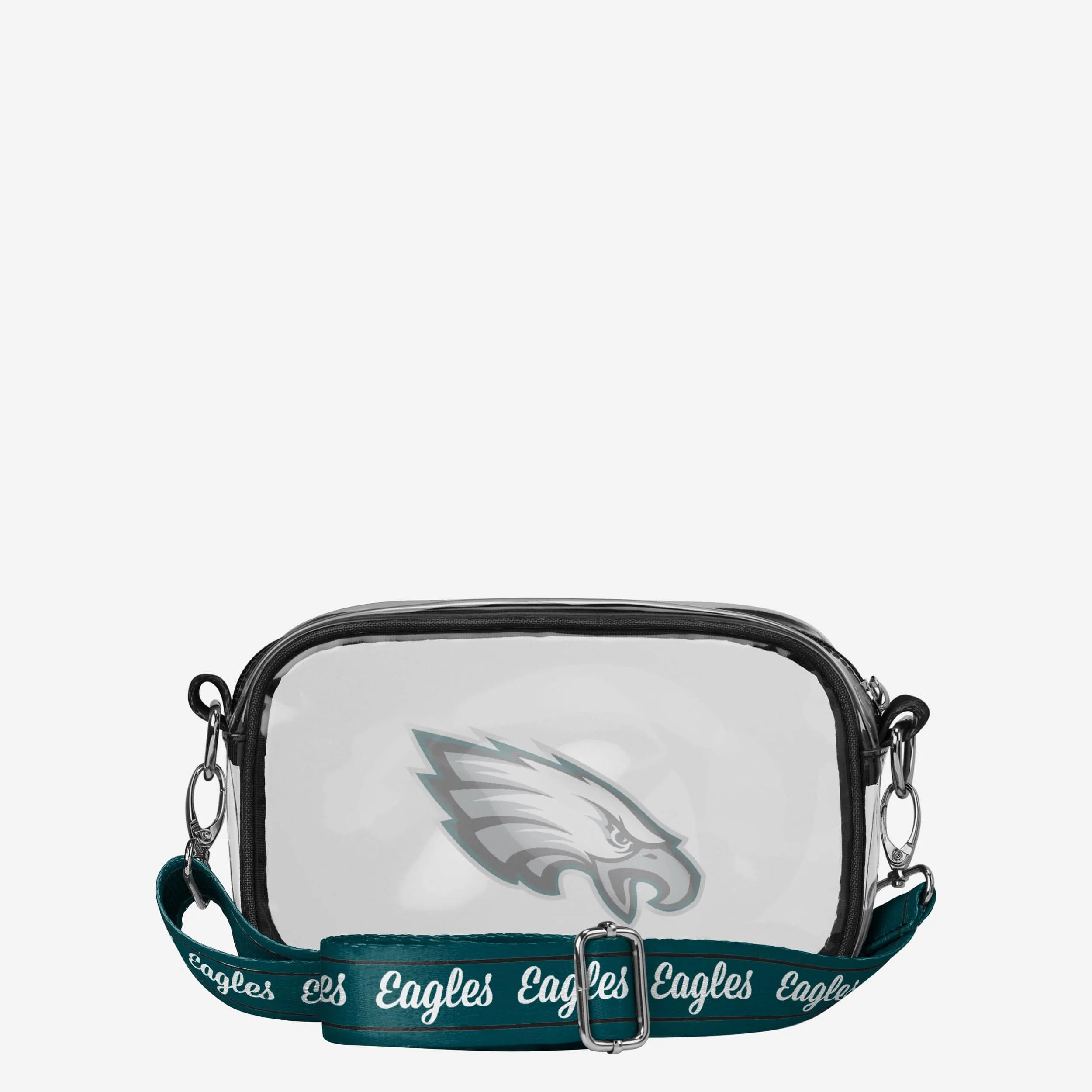 Philadelphia Eagles Team Stripe Clear Crossbody Bag - Image 5