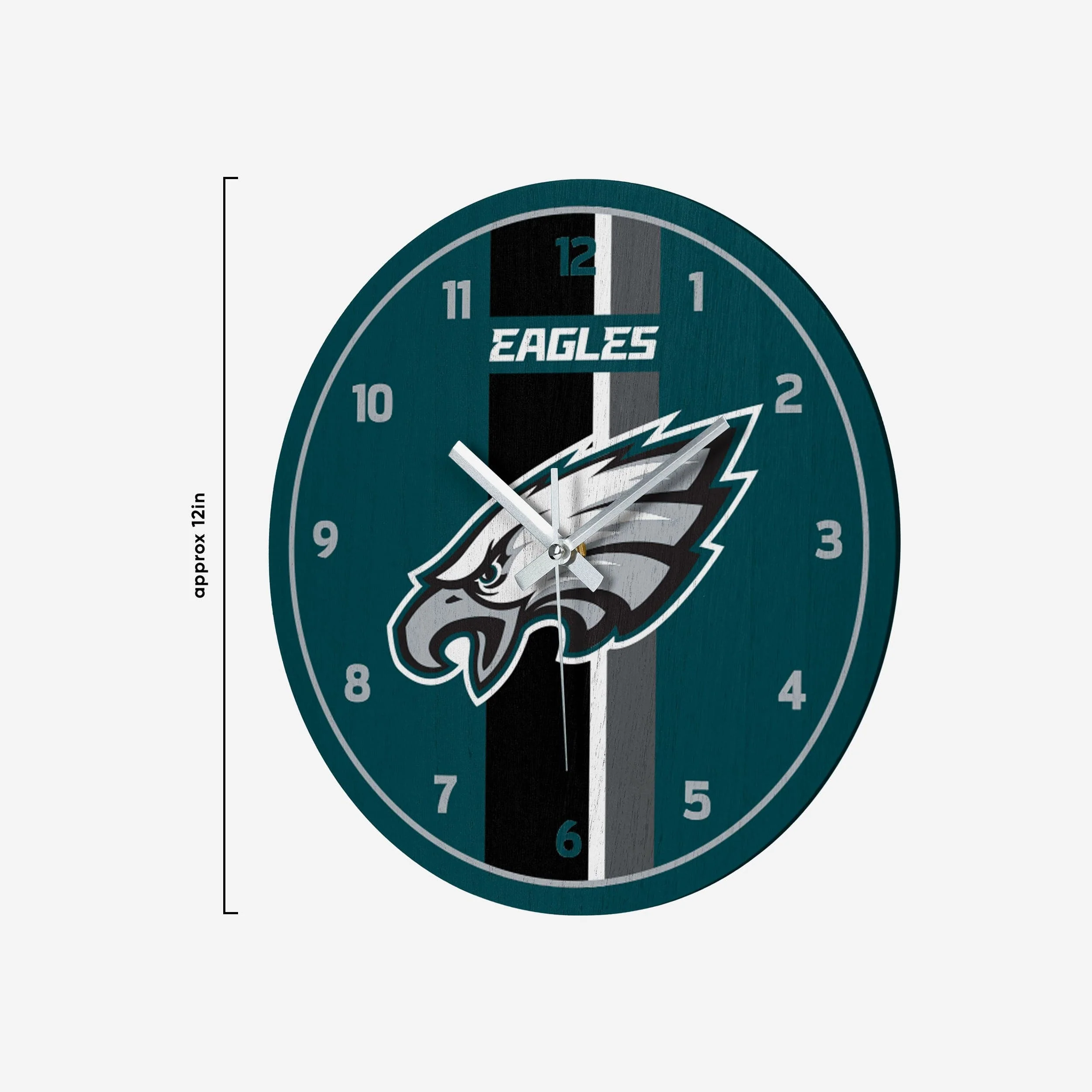 Philadelphia Eagles Team Stripe Clock - Image 2