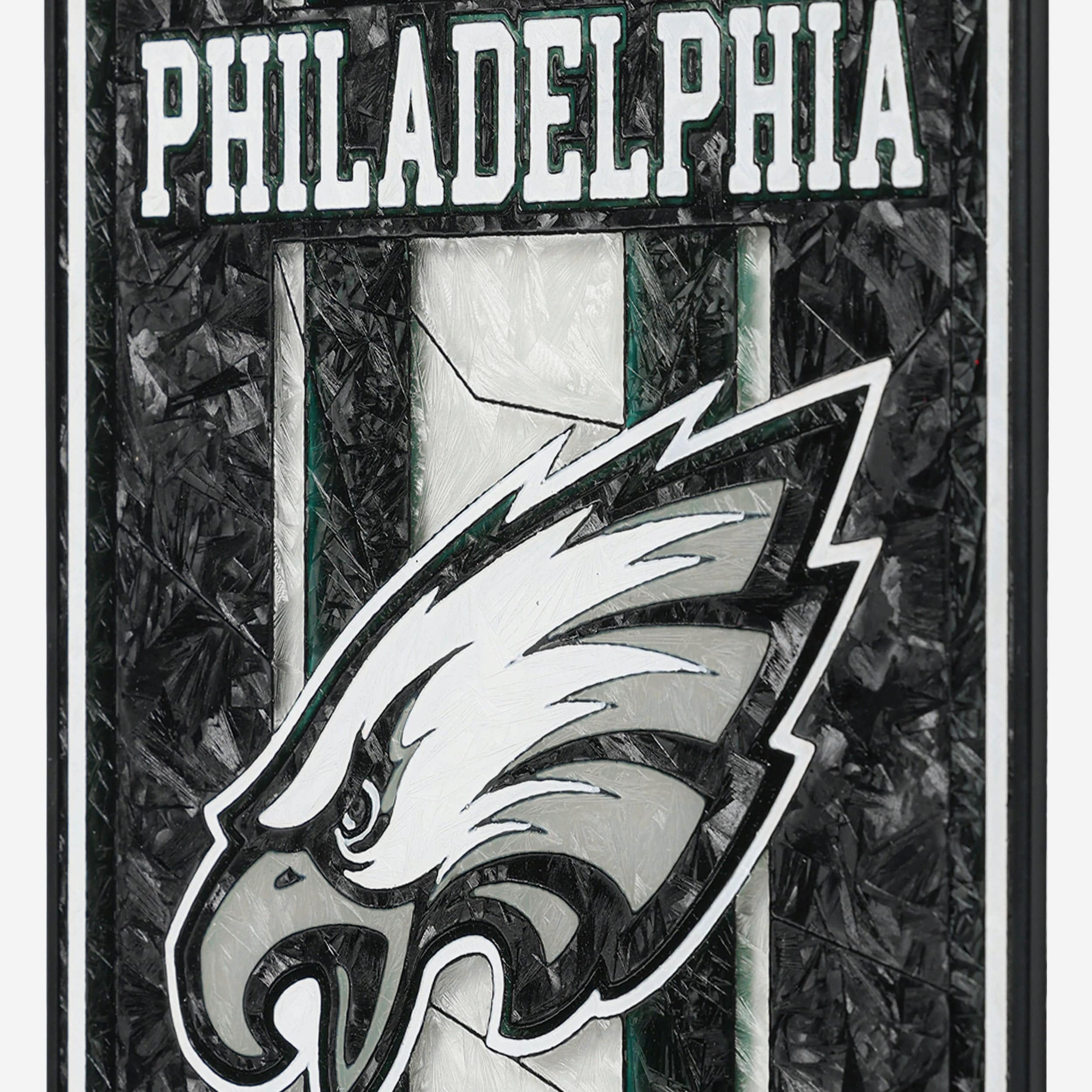 Philadelphia Eagles Team Stripe Stain Glass Sign - Image 5