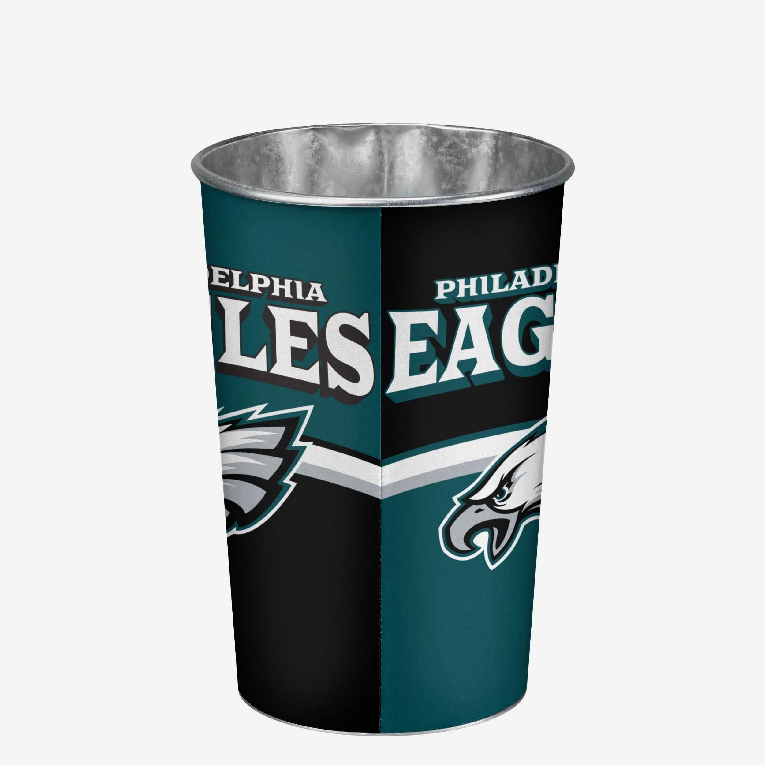 Philadelphia Eagles Team Stripe Trash Can - Image 3