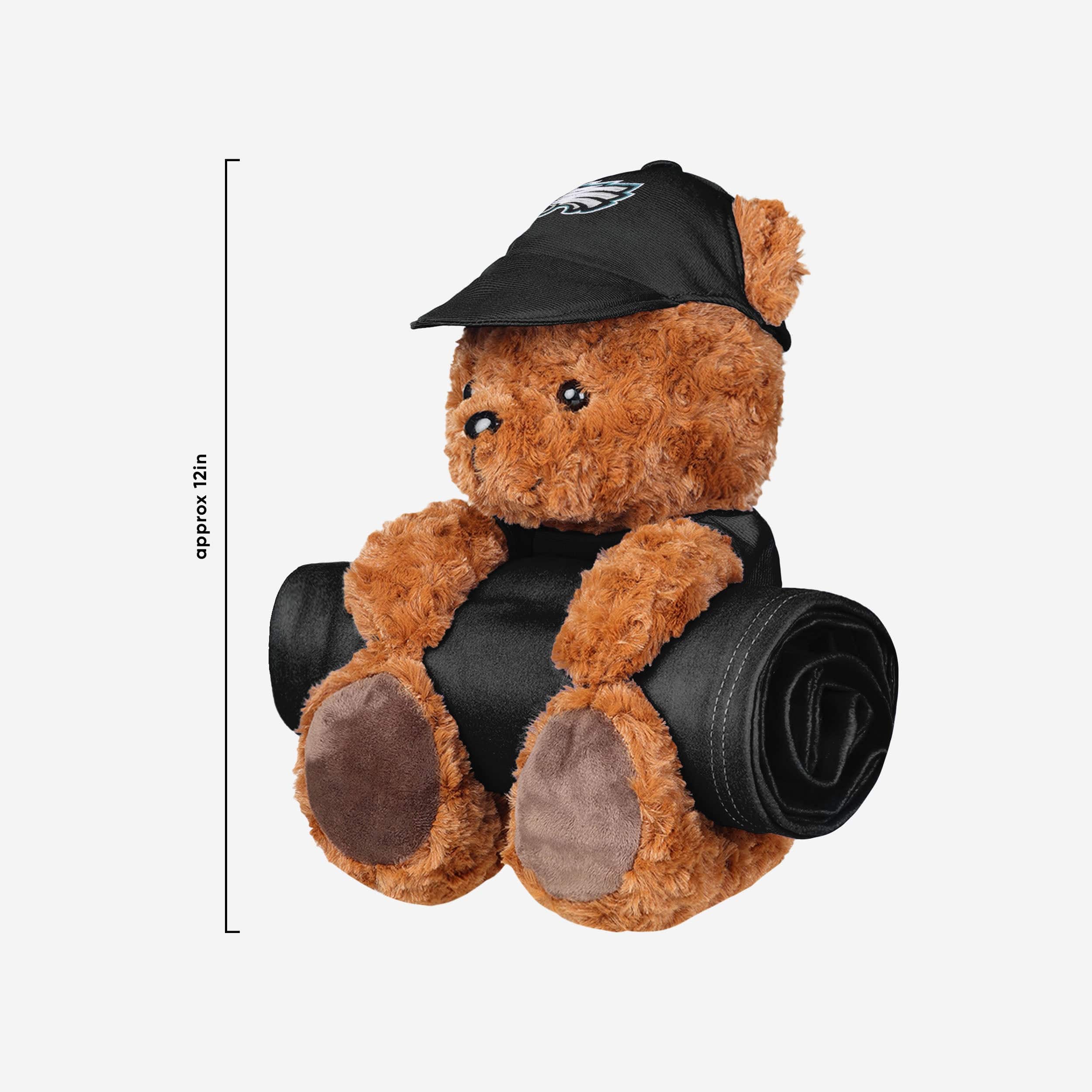 Philadelphia Eagles Throw Blanket With Plush Bear - Image 3