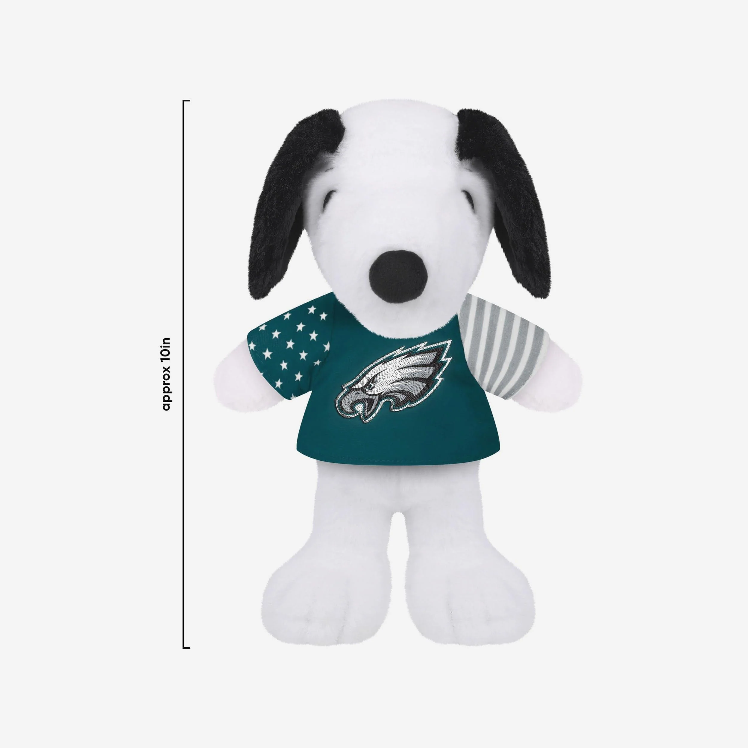 Philadelphia Eagles USA Flag Snoopy Peanuts Team Jersey Plush - Image 3