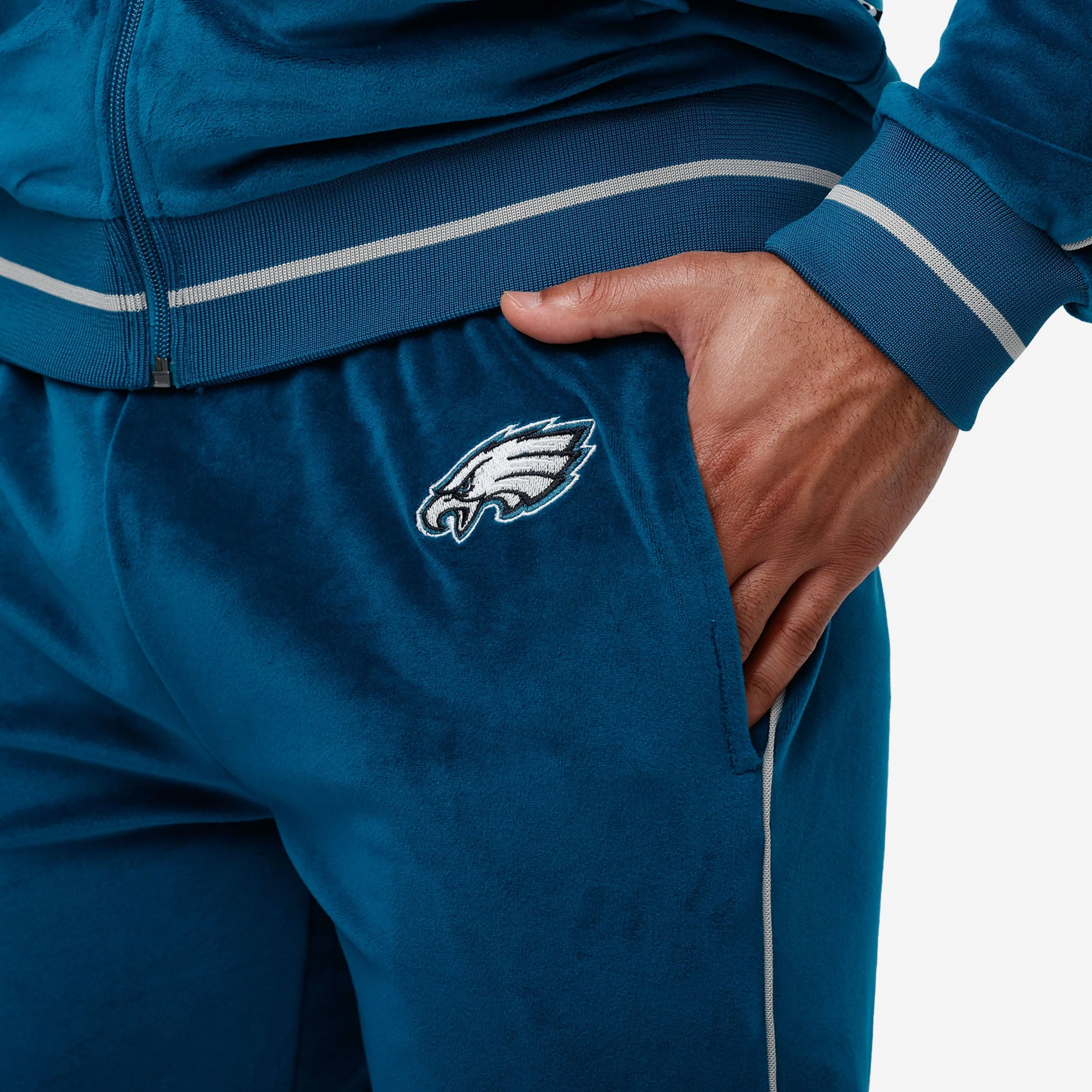 Philadelphia Eagles Velour Pants - Image 3