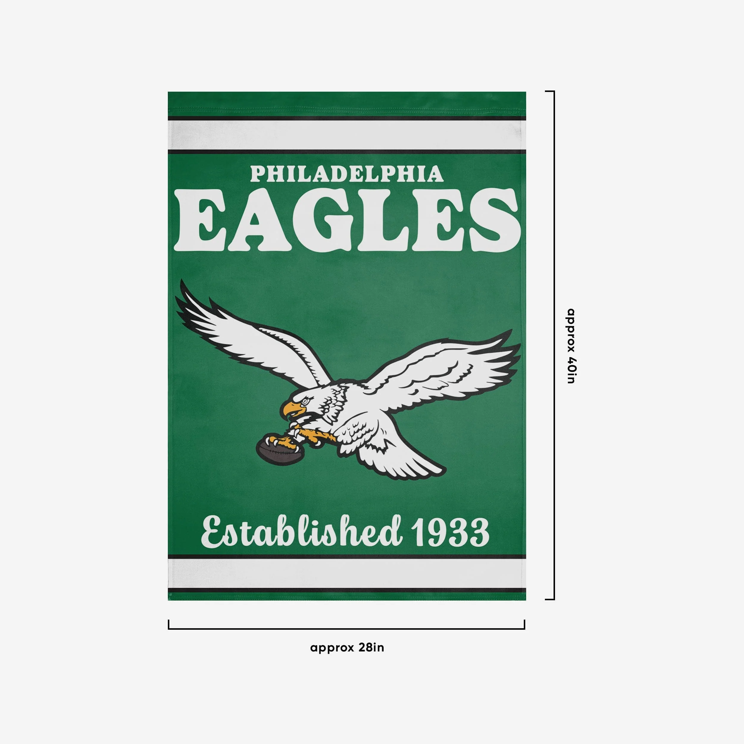 Philadelphia Eagles Vertical Retro Flag - Image 3