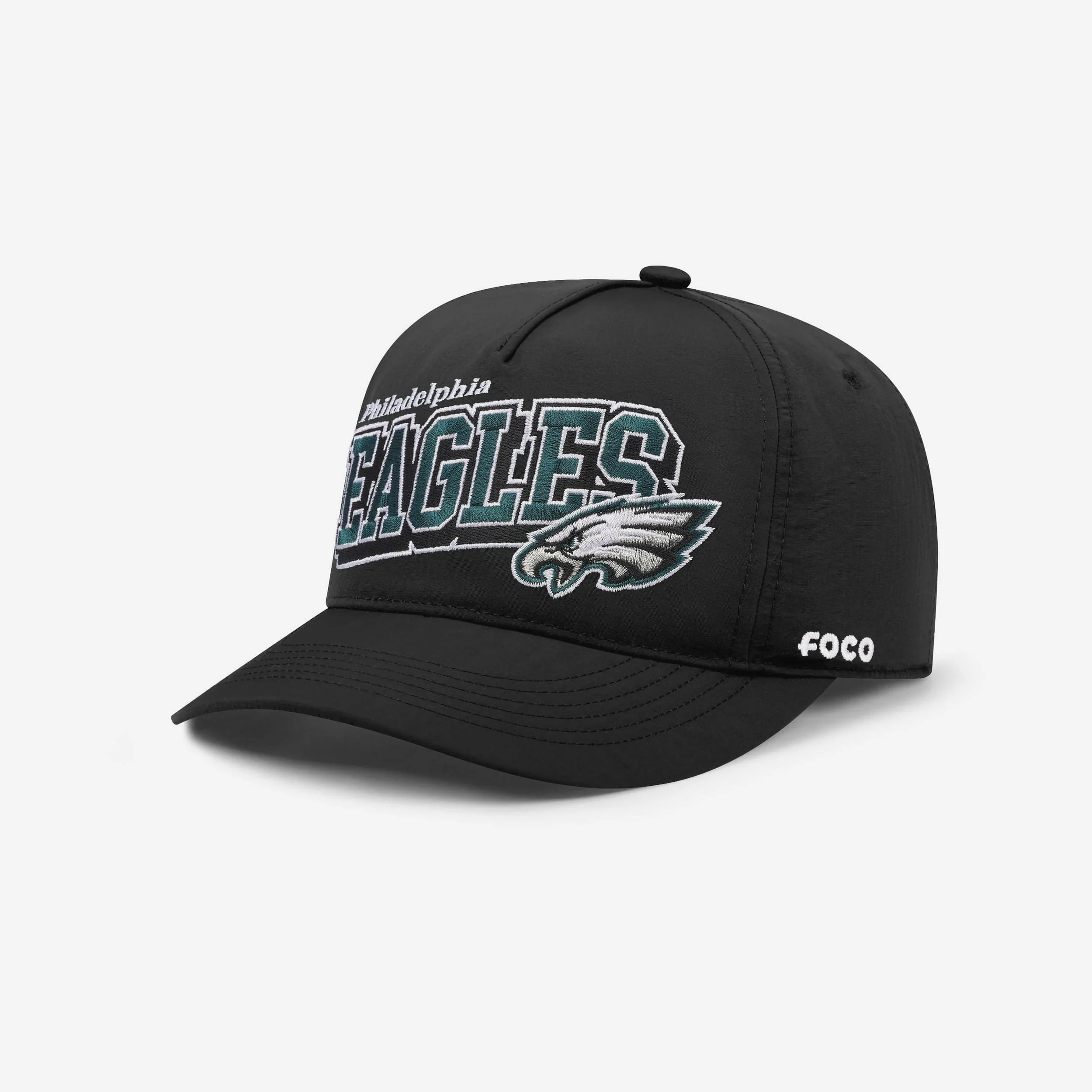 Philadelphia Eagles Wavy Wordmark Poly Marquee RF Cap