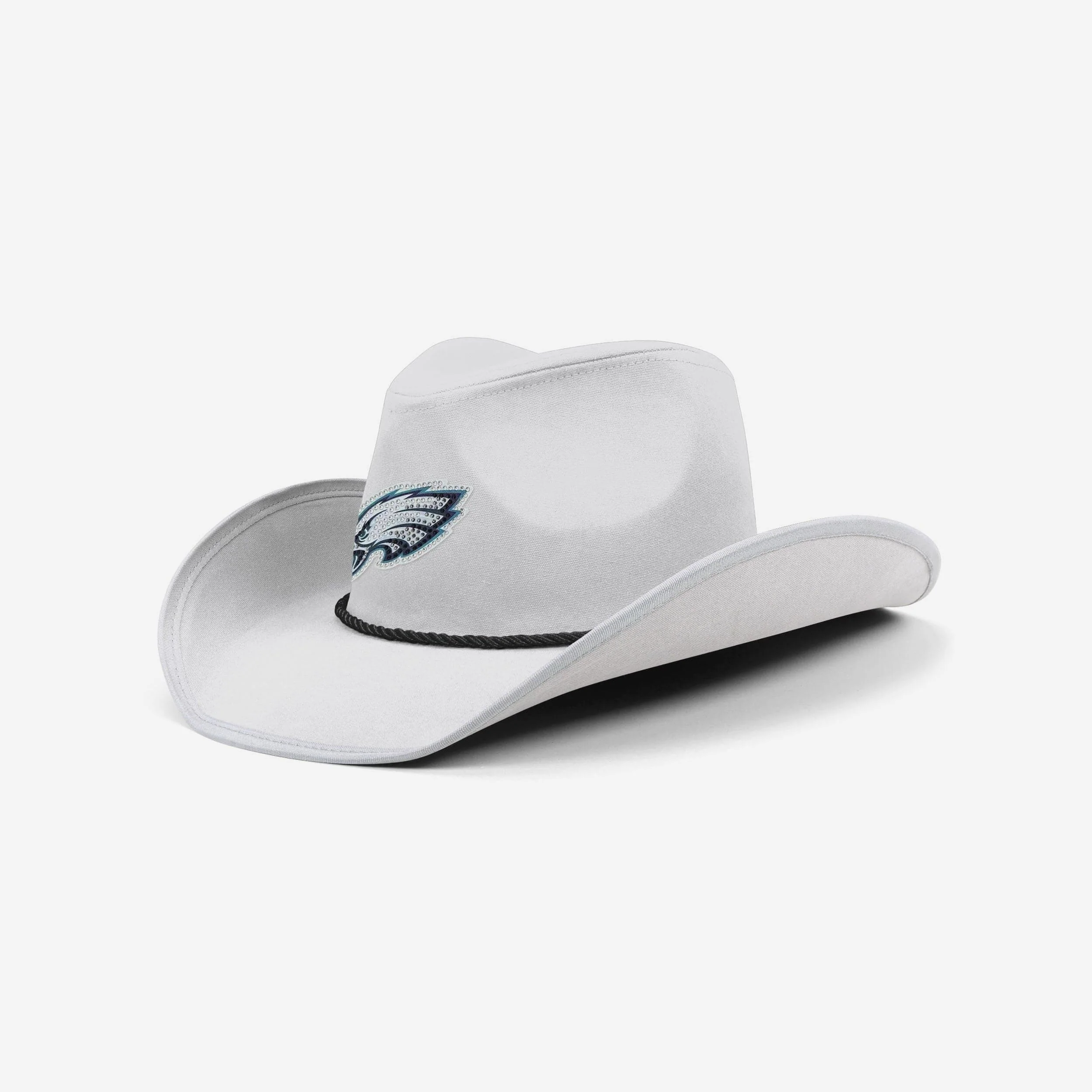 Philadelphia Eagles White Rhinestone Logo Cowboy Hat