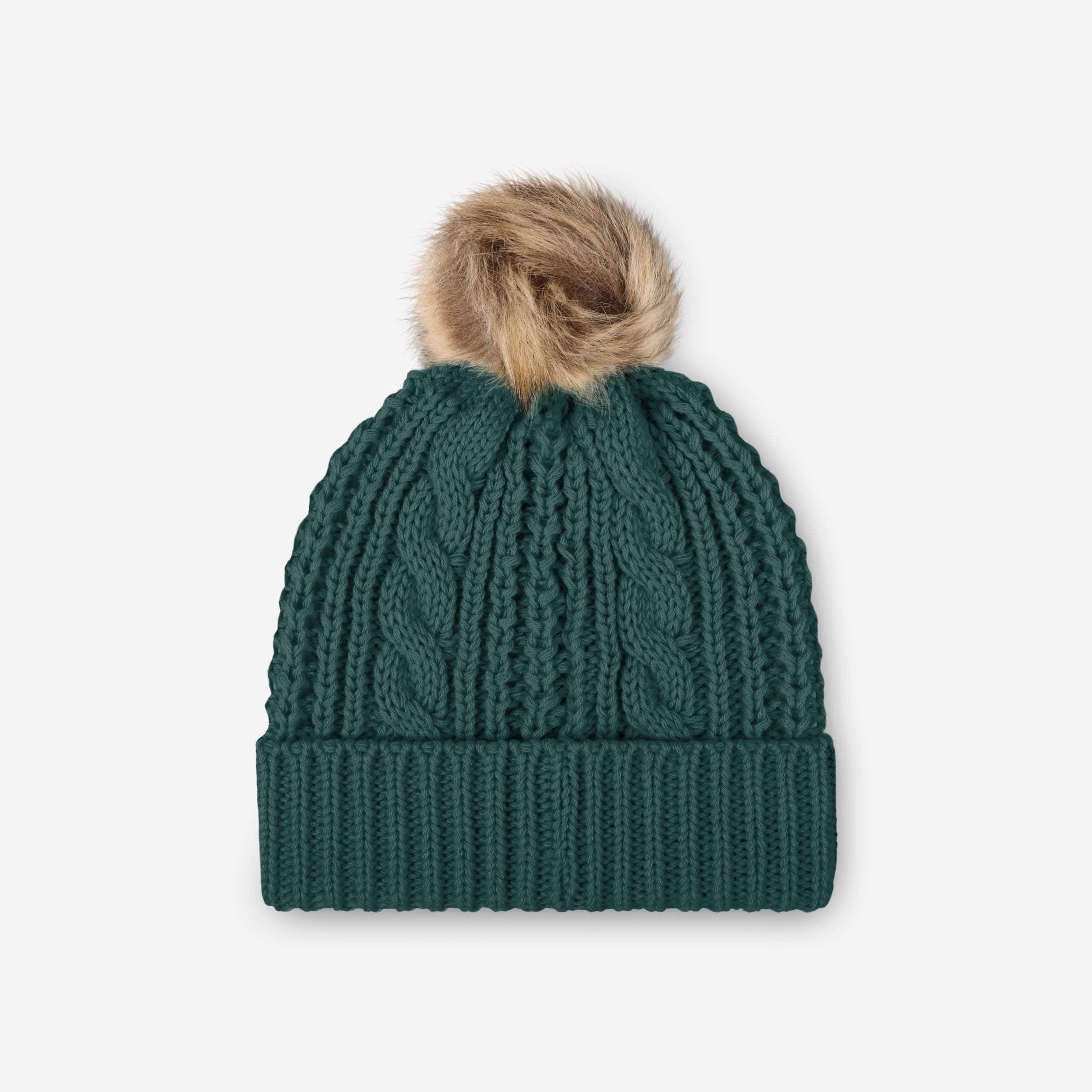Philadelphia Eagles Womens Faux Fur Pom Beanie - Image 2