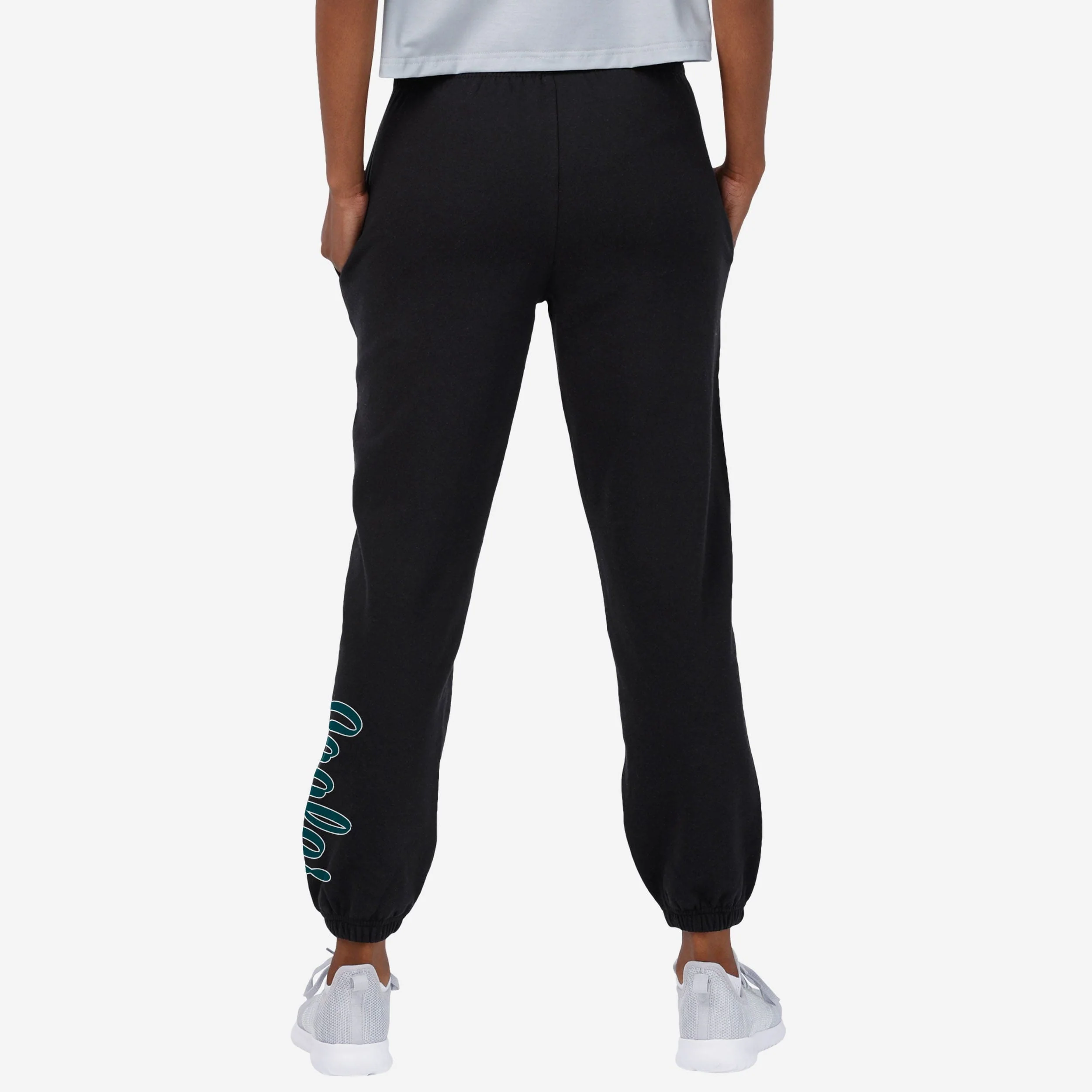 Philadelphia Eagles Womens Script Wordmark Team Color Sweatpants - Image 2