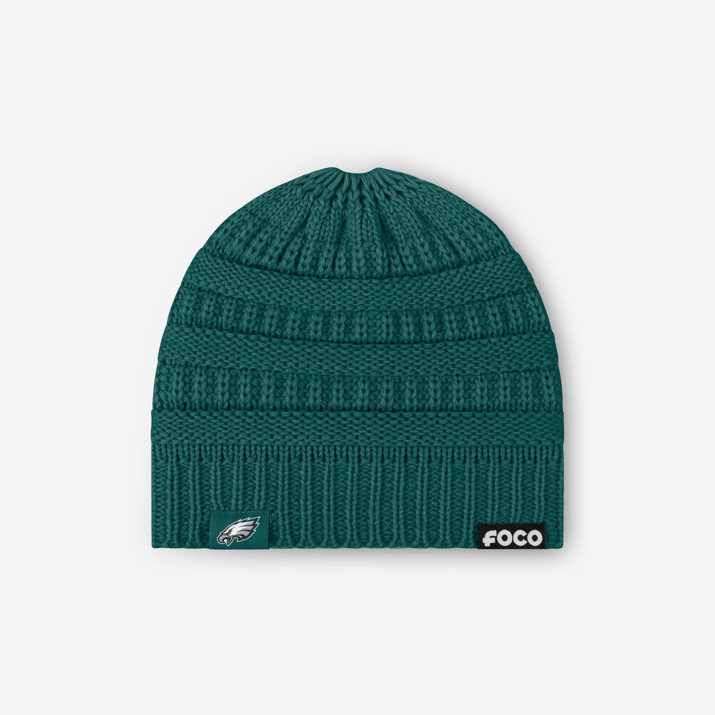 Philadelphia Eagles Womens Solid Ponytail Beanie