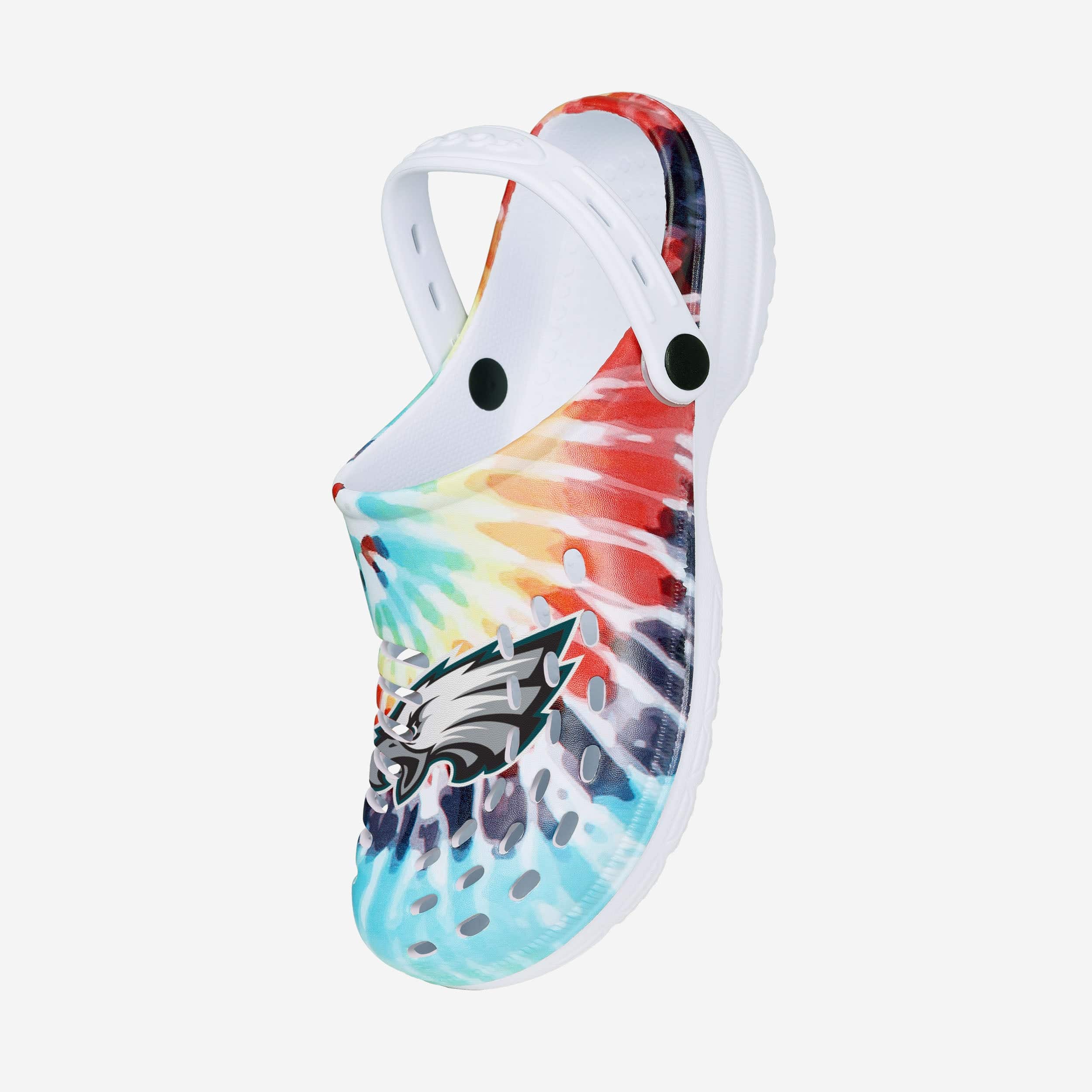 Philadelphia Eagles Womens Tie-Dye Clog With Strap - Image 2