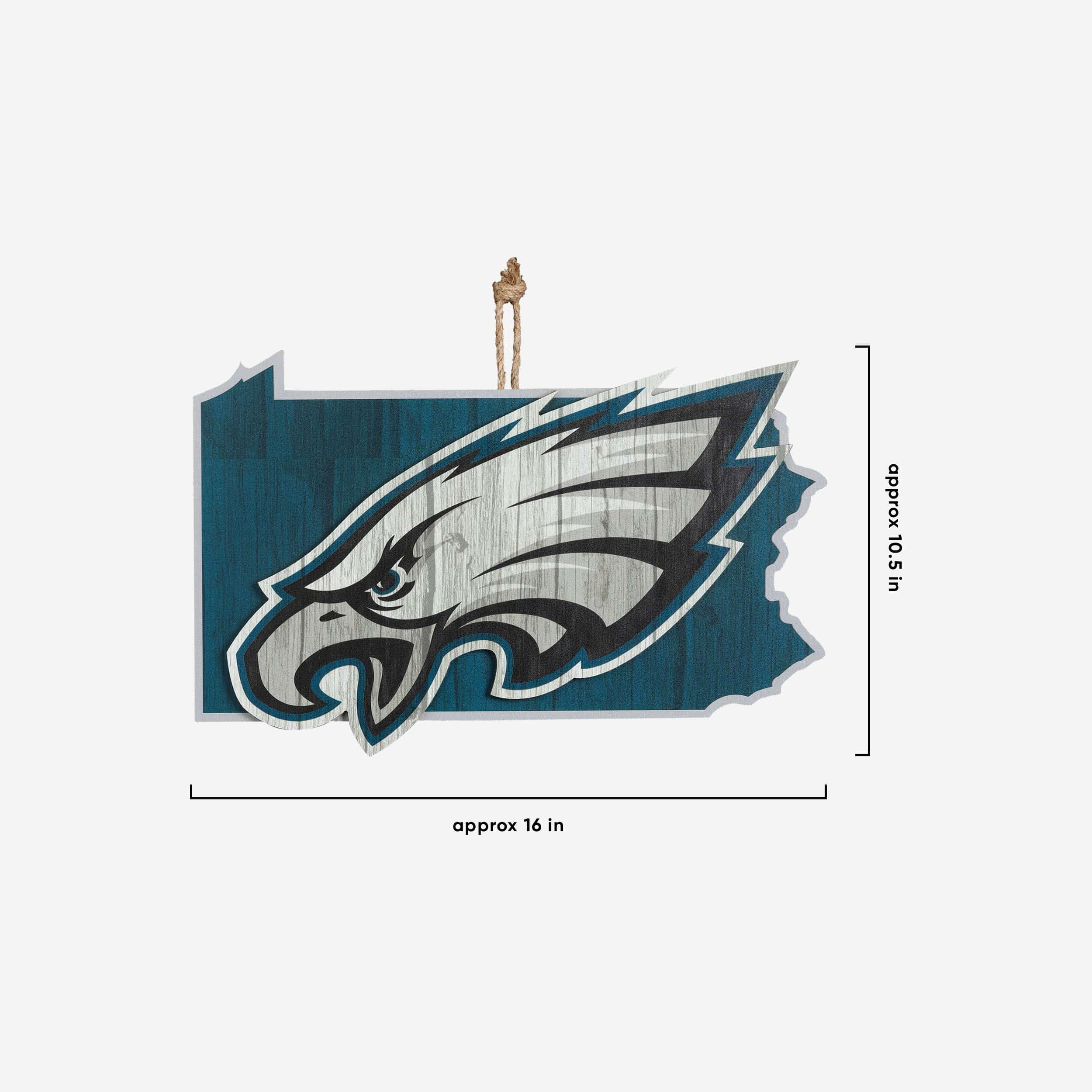 Philadelphia Eagles Wood State Sign - Image 5