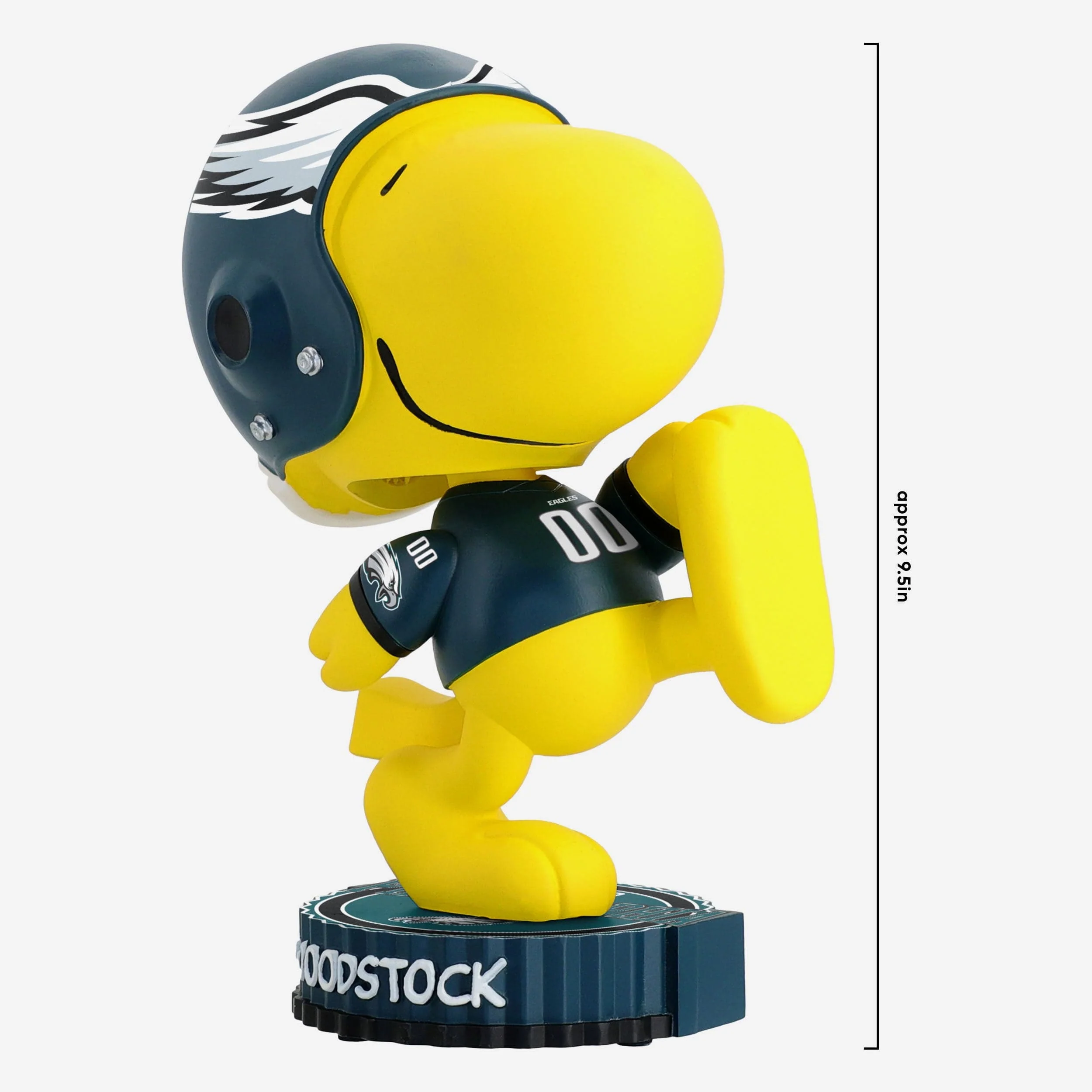 Philadelphia Eagles Woodstock Peanuts Bighead Bobblehead - Image 4