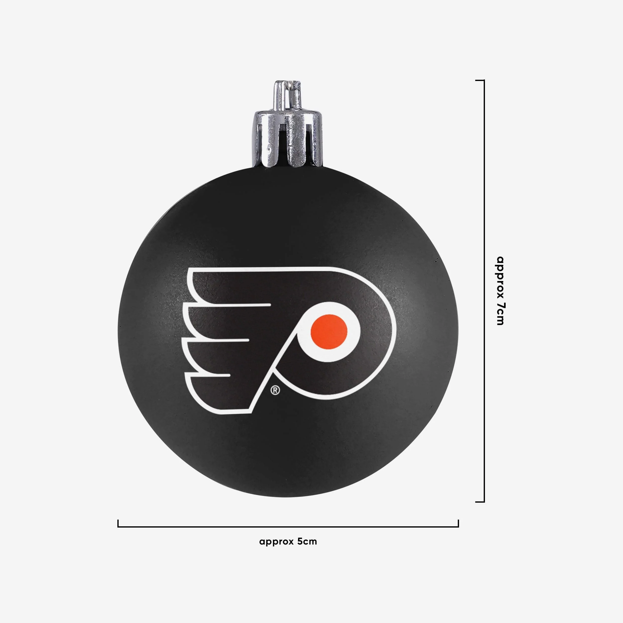 Philadelphia Flyers 12 Pack Plastic Ball Ornament Set - Image 3
