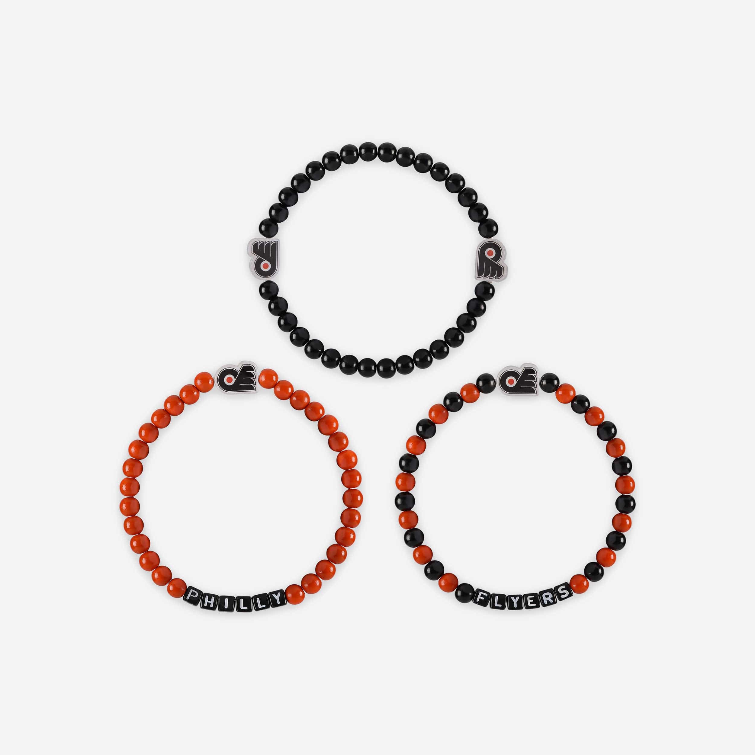 Philadelphia Flyers 3 Pack Beaded Friendship Bracelet - Image 3