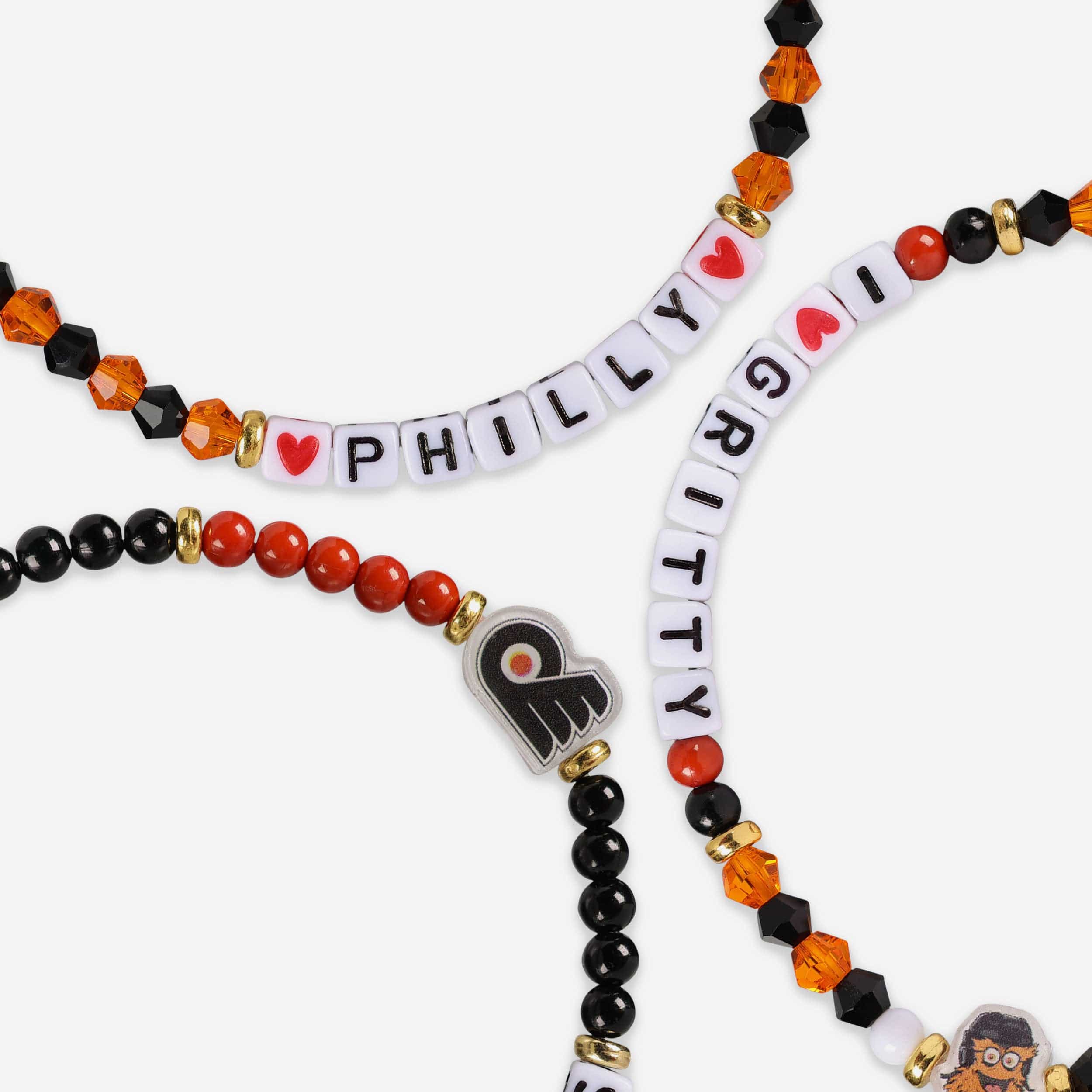 Philadelphia Flyers 3 Pack Friendship Bracelet - Image 2
