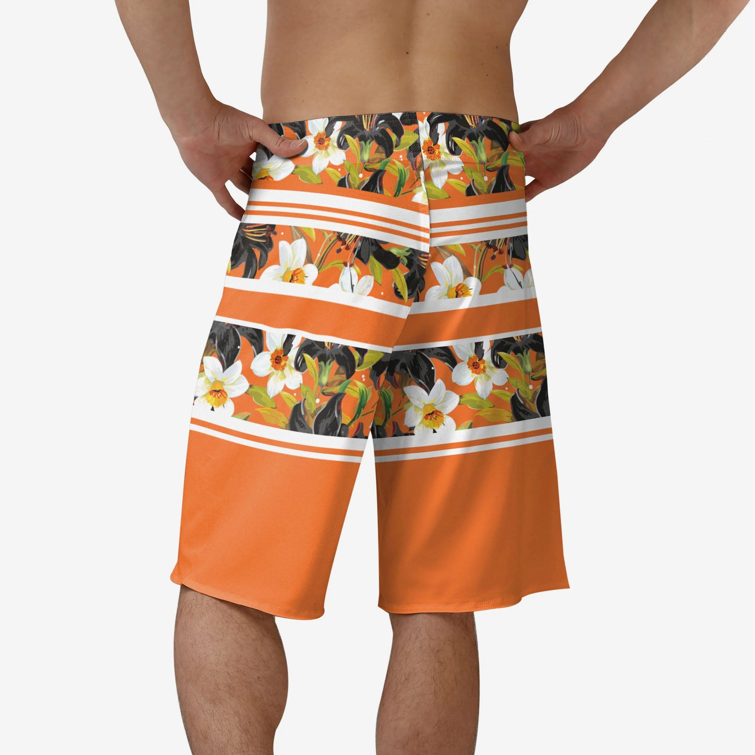 Philadelphia Flyers Floral Stripe Boardshorts - Image 2