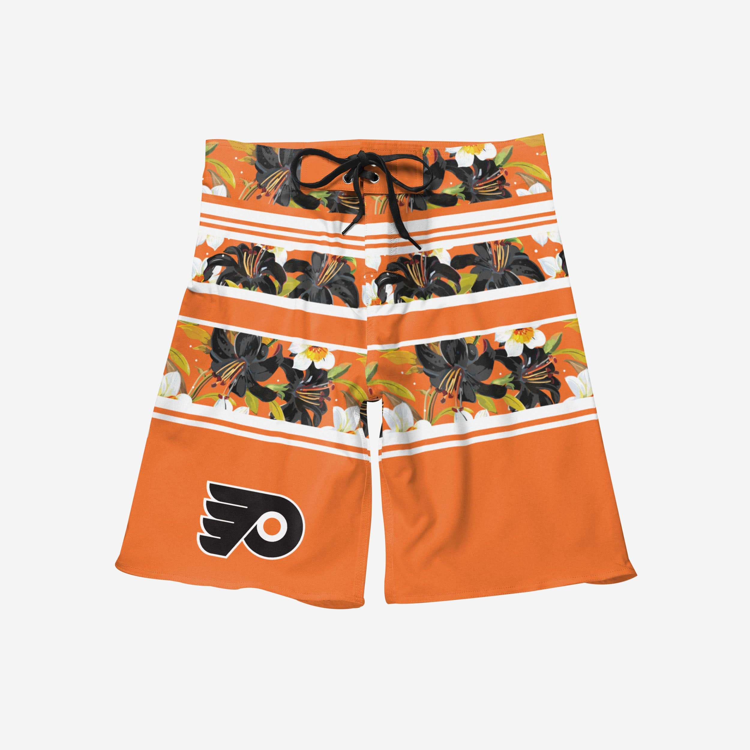 Philadelphia Flyers Floral Stripe Boardshorts - Image 3
