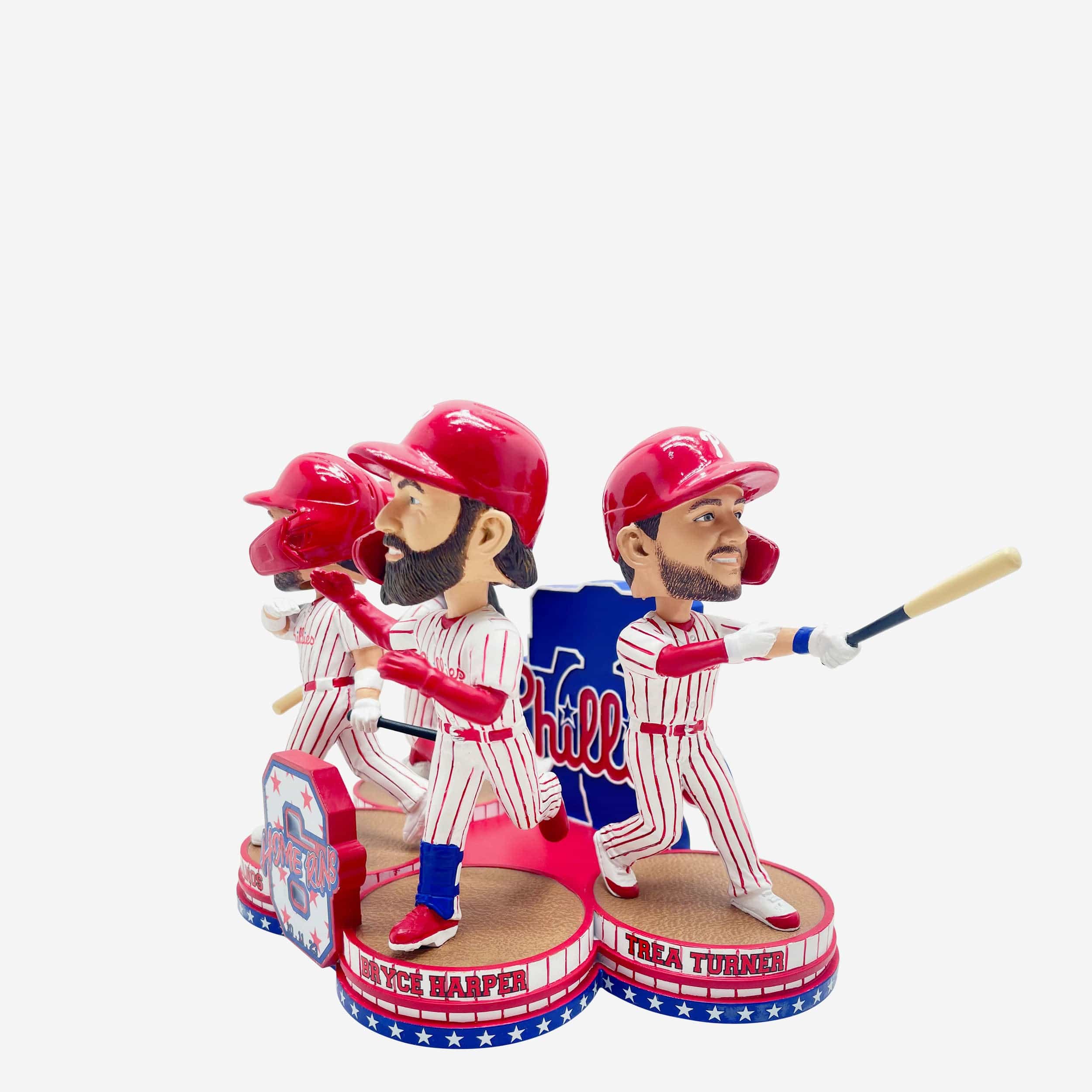 Philadelphia Phillies 2023 NLDS Game 3 Home Run Mini Bobblehead Scene - Image 3
