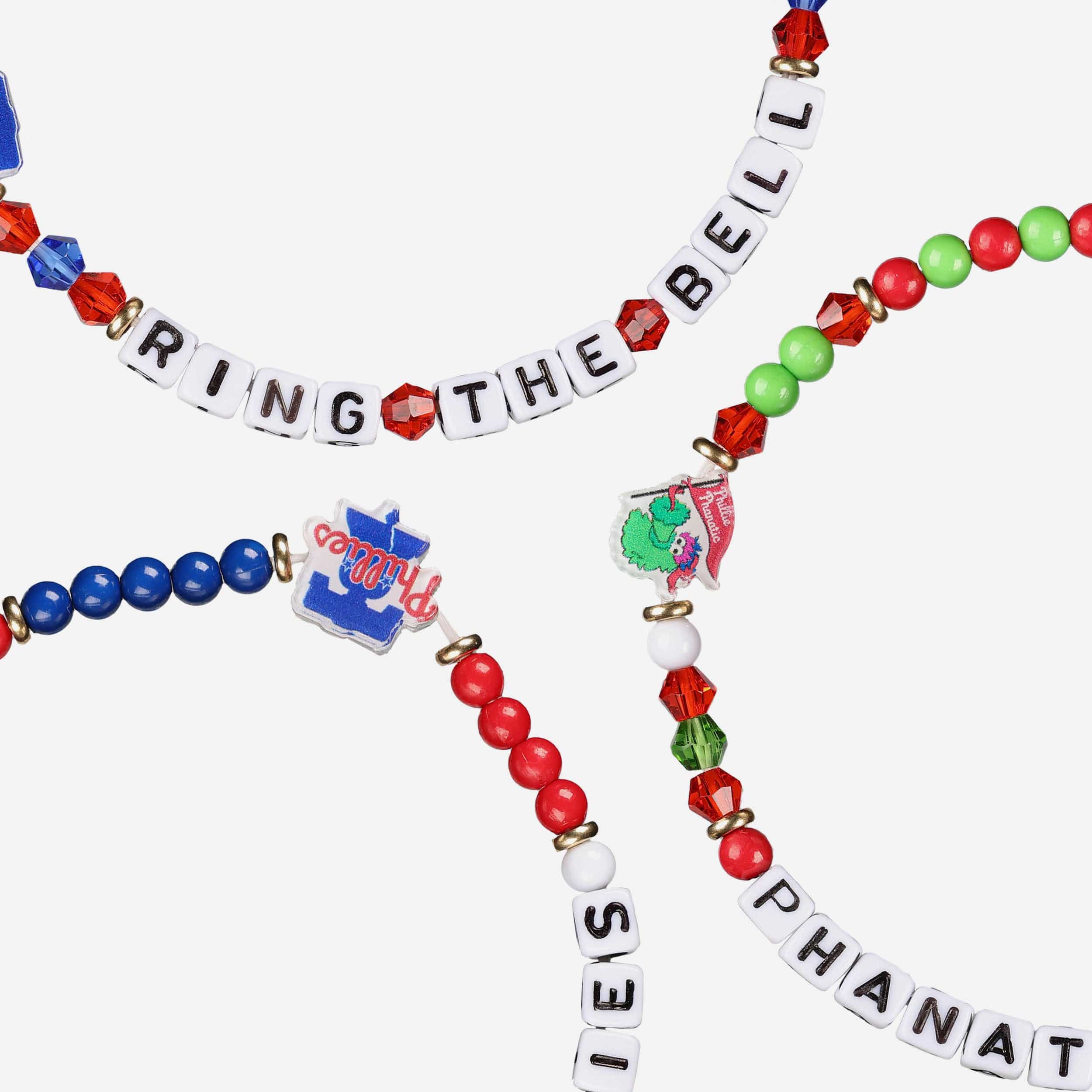 Philadelphia Phillies 3 Pack Friendship Bracelet - Image 2