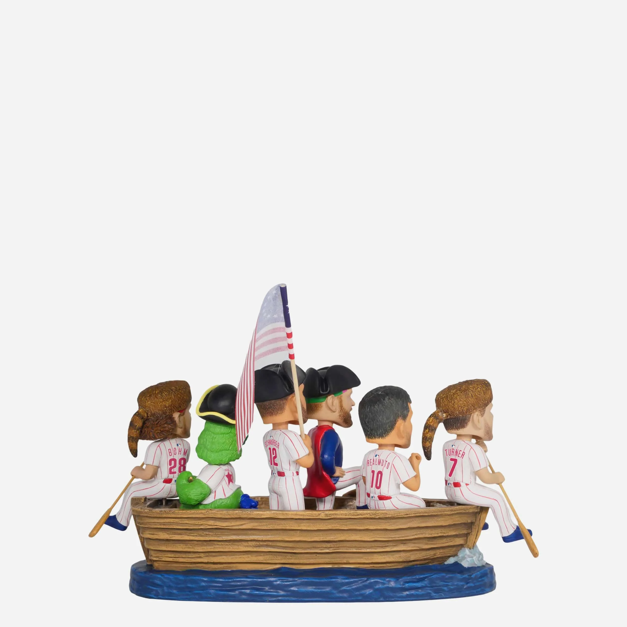 Philadelphia Phillies America's 250th Anniversary Crossing the Delaware Mini Bobblehead Scene - Image 5
