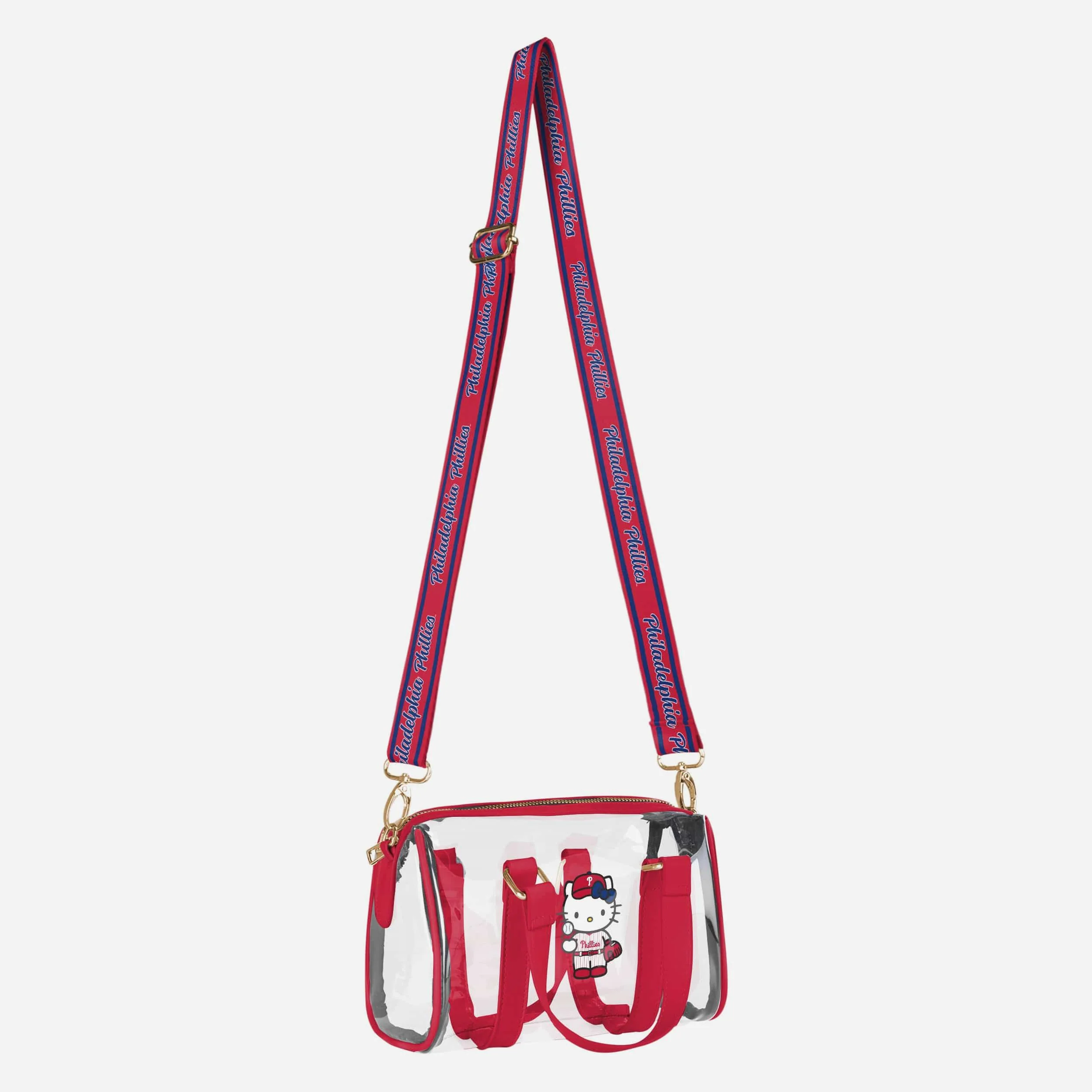 Philadelphia Phillies Hello Kitty® Clear Barrel Bag - Image 2
