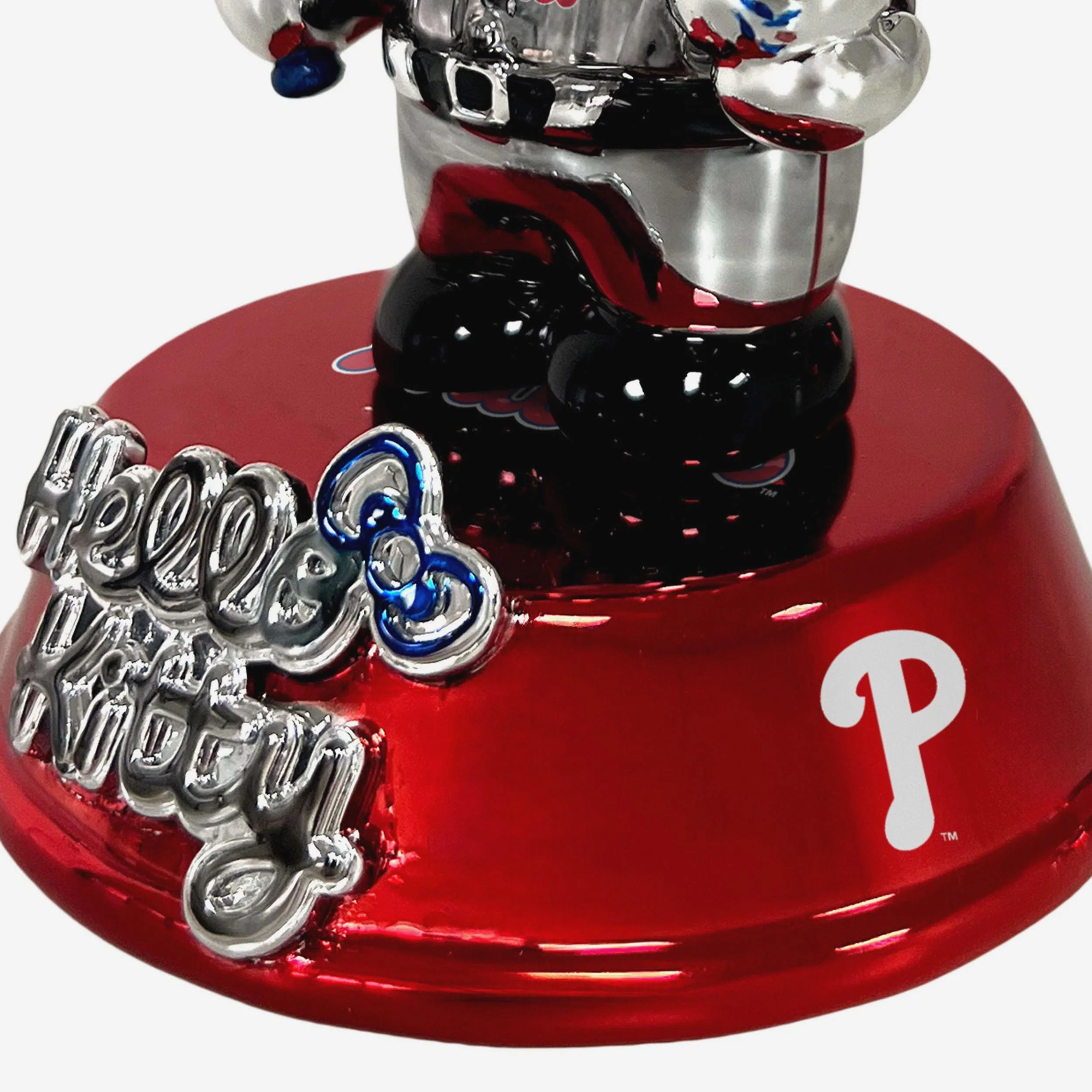 Philadelphia Phillies Hello Kitty® Electroplated Edition Mini Bobblehead - Image 3