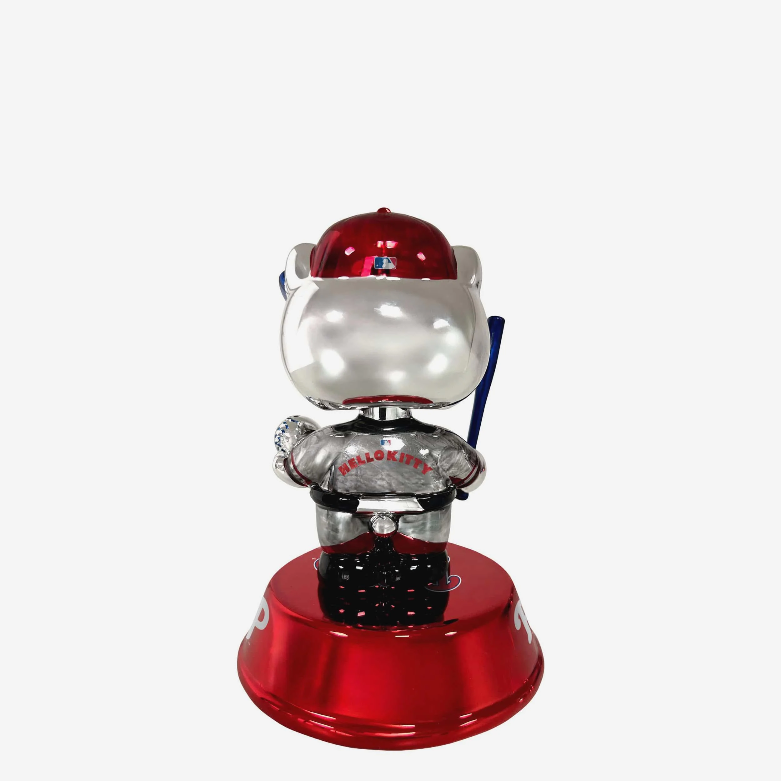 Philadelphia Phillies Hello Kitty® Electroplated Edition Mini Bobblehead - Image 5
