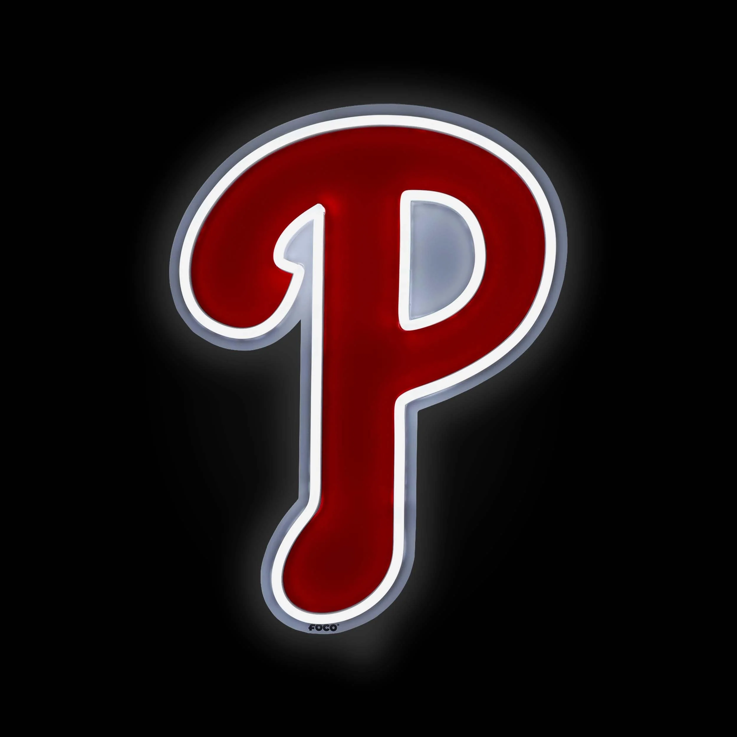 Philadelphia Phillies LED Neon Light Up Team Logo Sign - Image 2