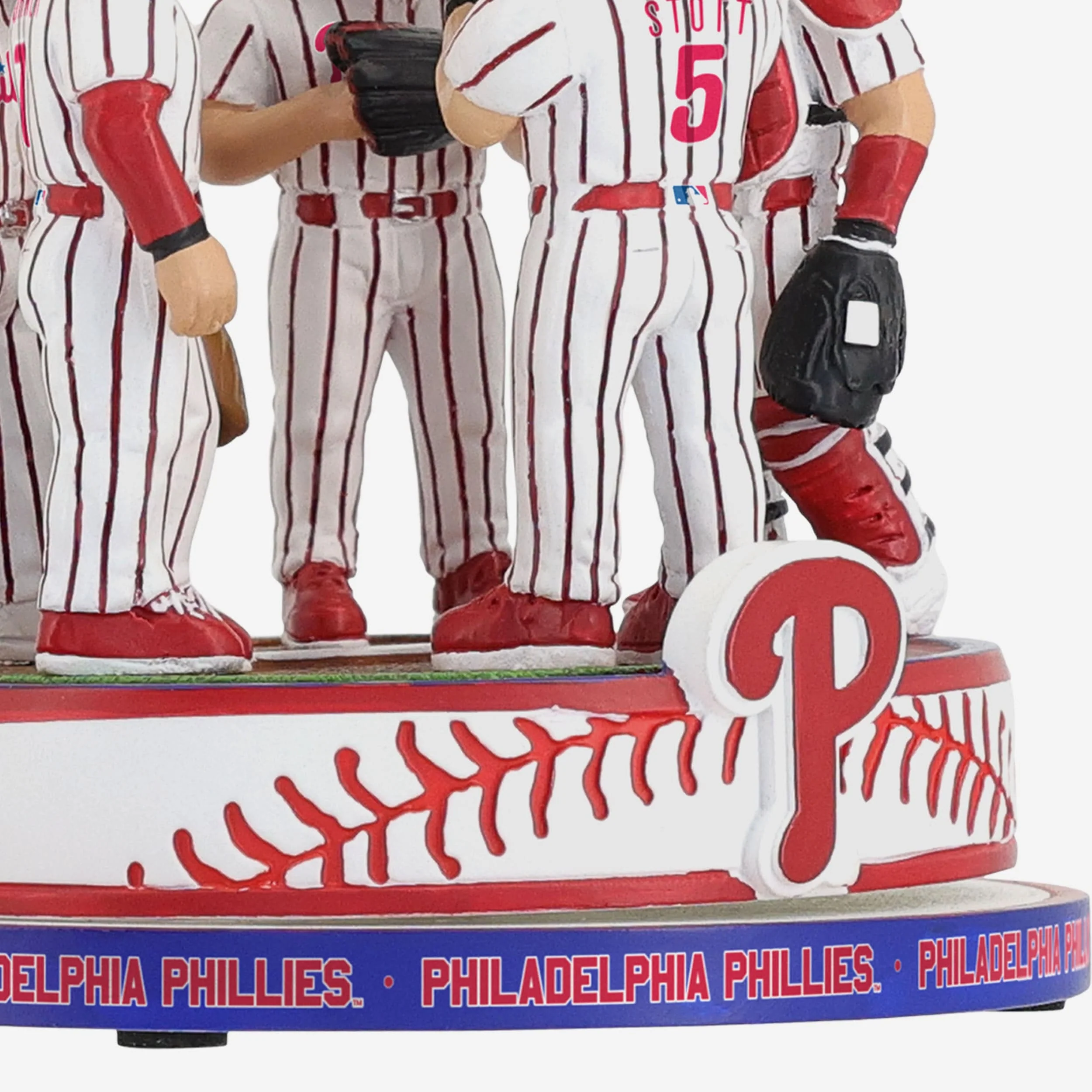 Philadelphia Phillies Mound Visit Spinner Mini Bobblehead Scene - Image 3